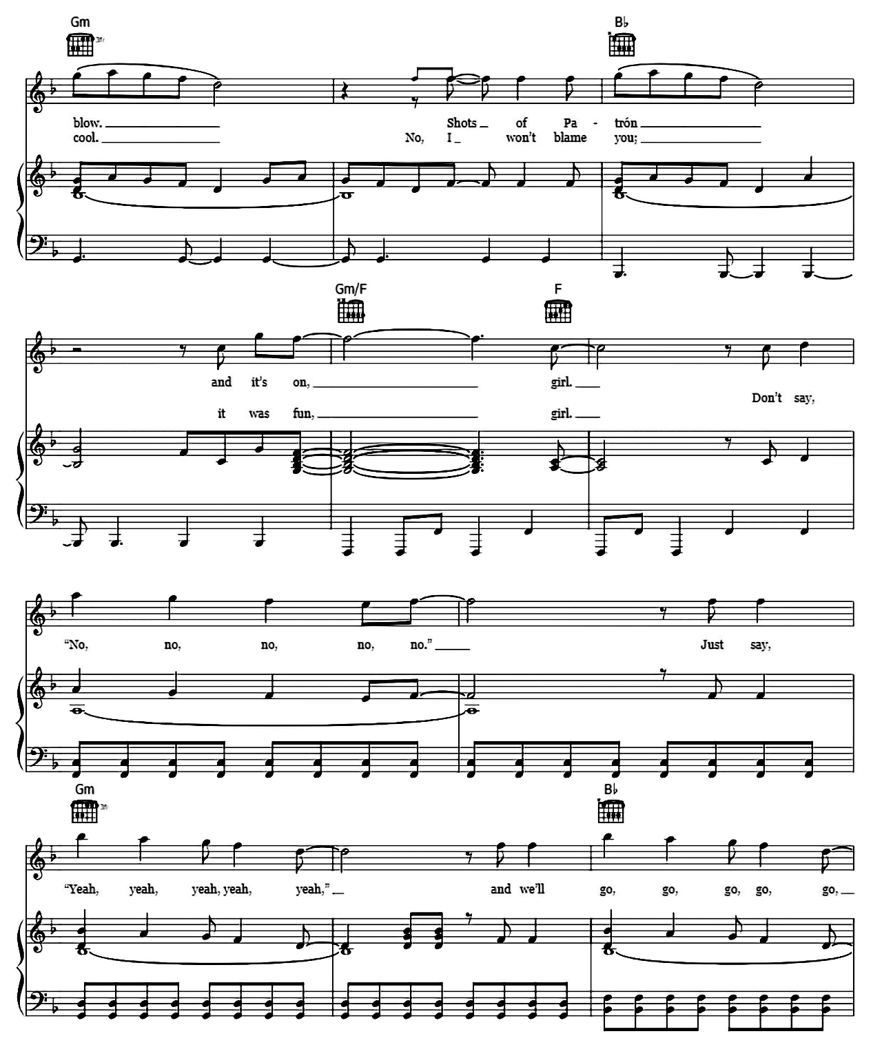 Marry You sheet music 4