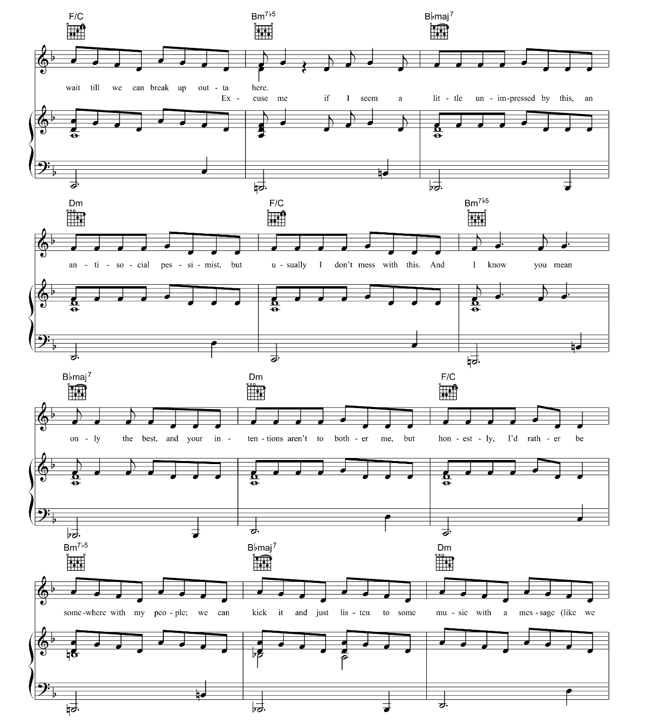 Here sheet music 4