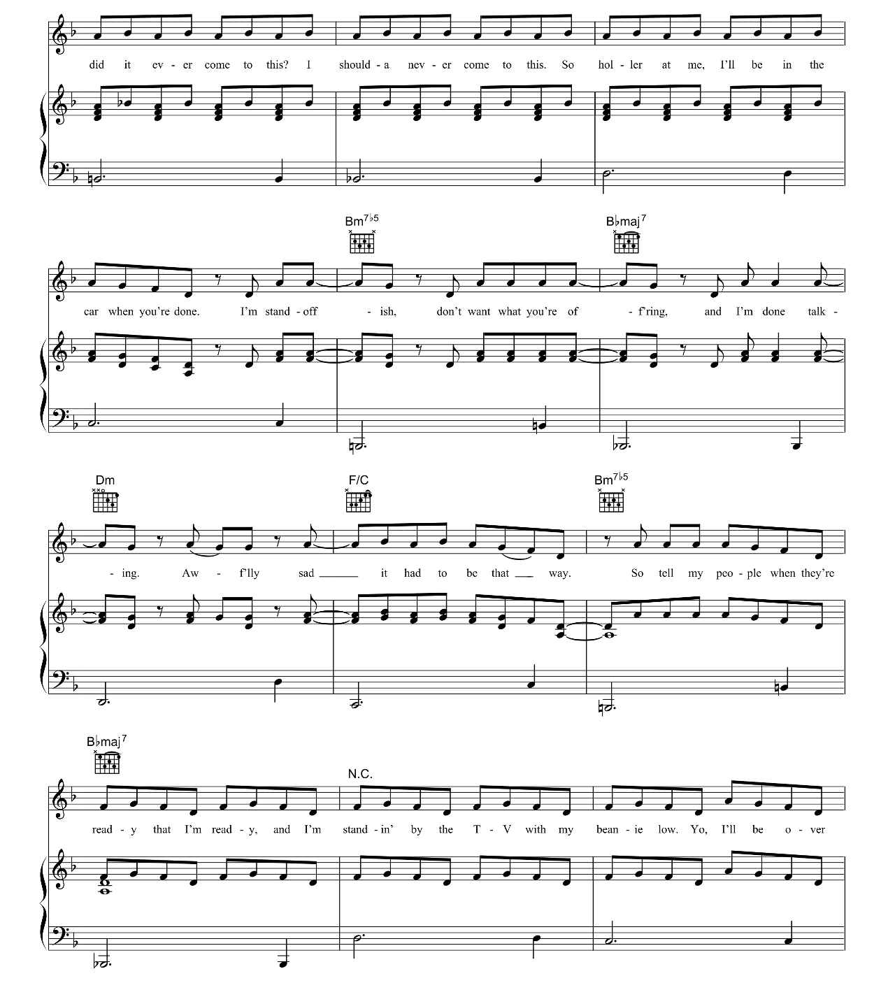 Here sheet music 6