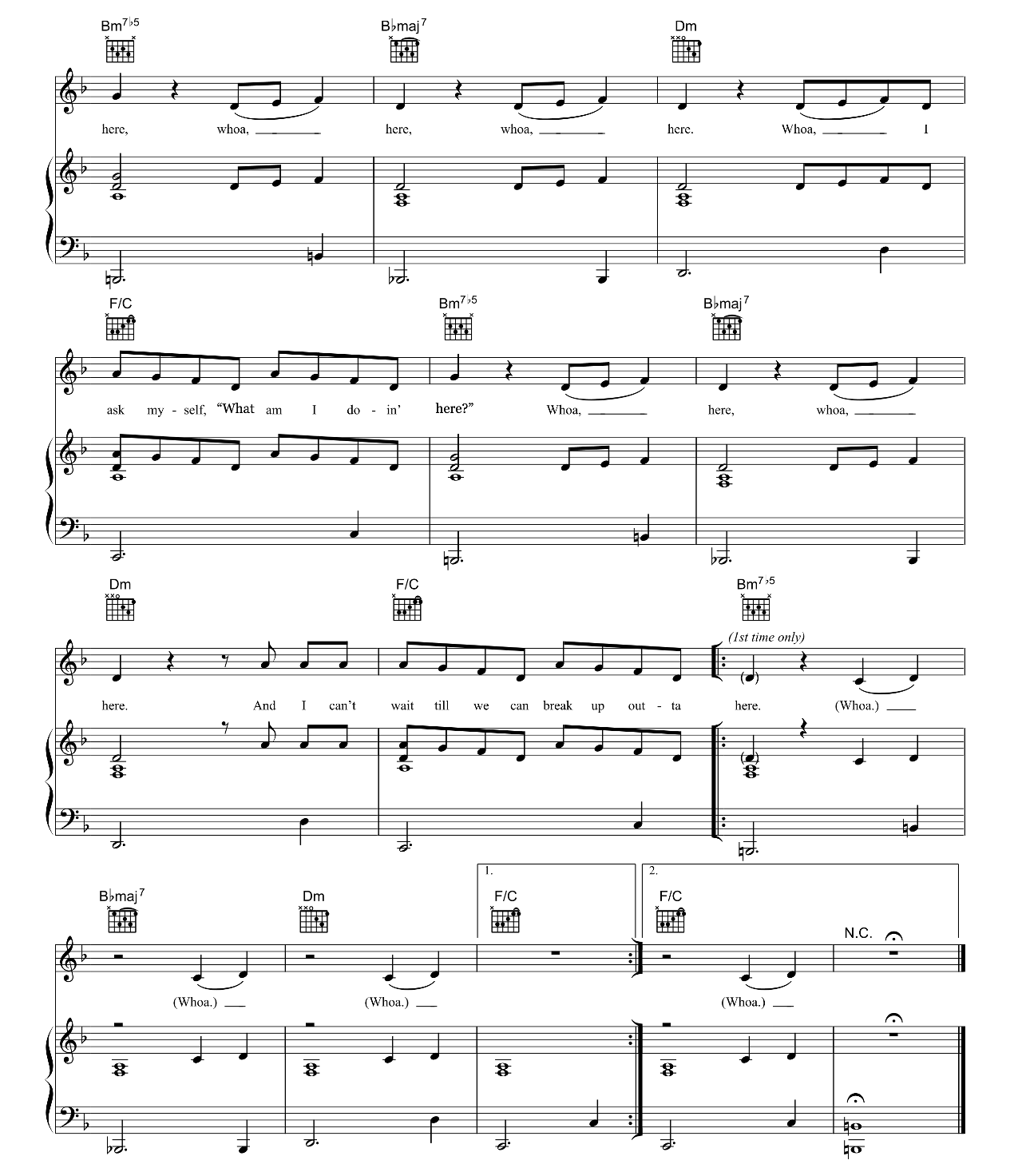 Here sheet music 7