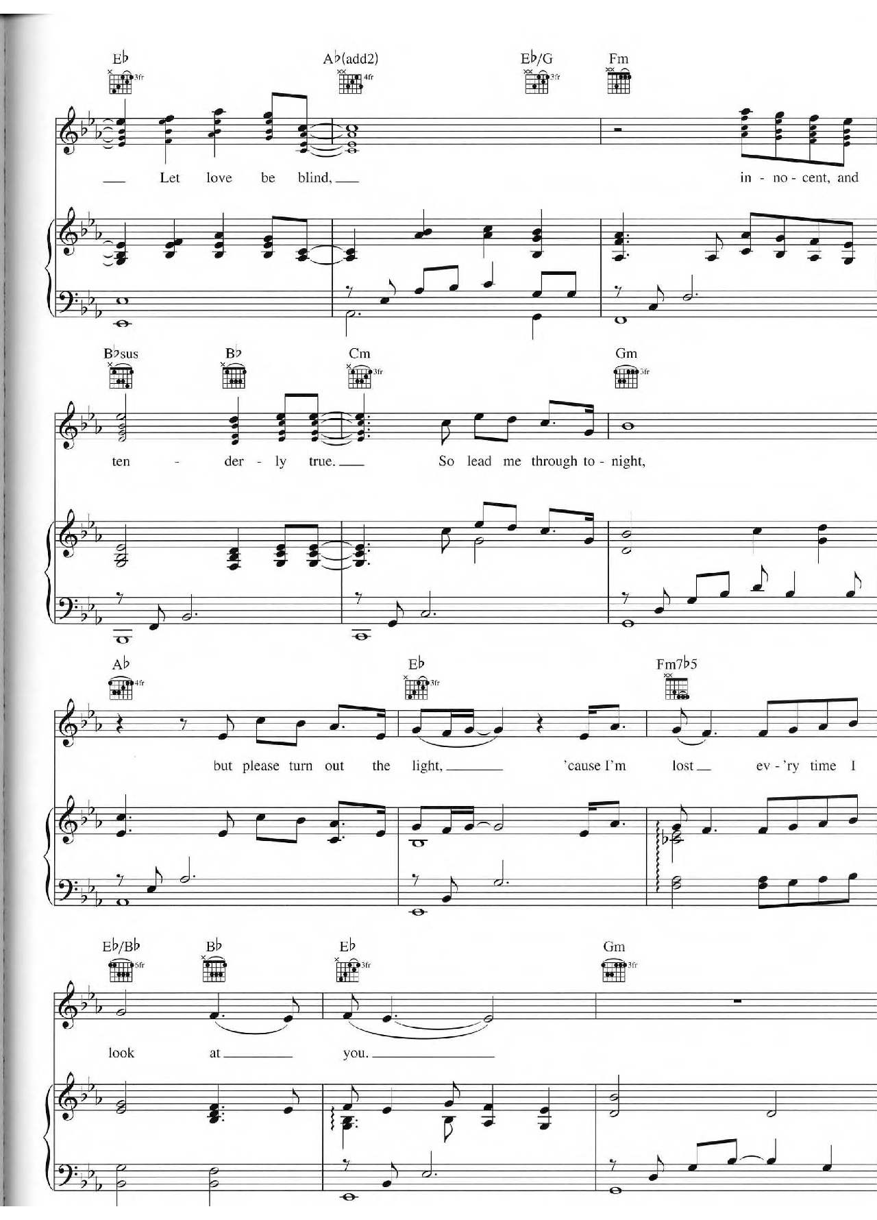 Every Time I Look At You sheet music 3