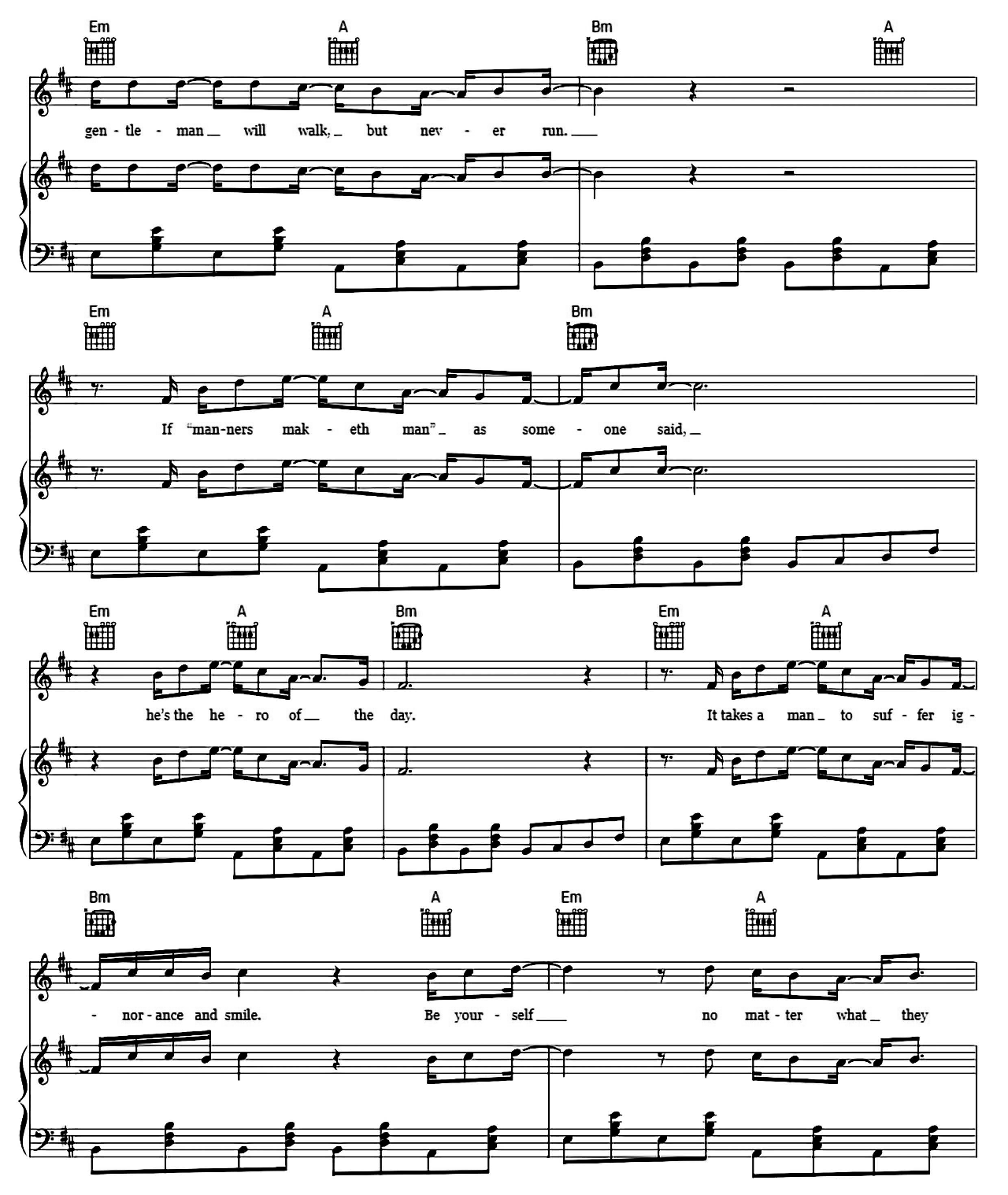 An Englishman In New York sheet music 7