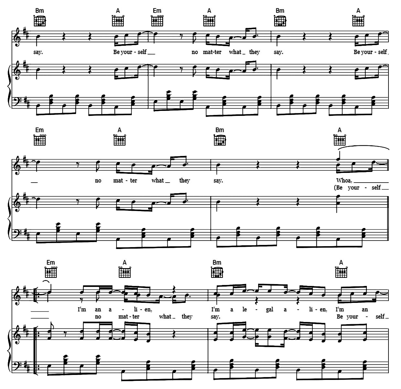 An Englishman In New York sheet music 8