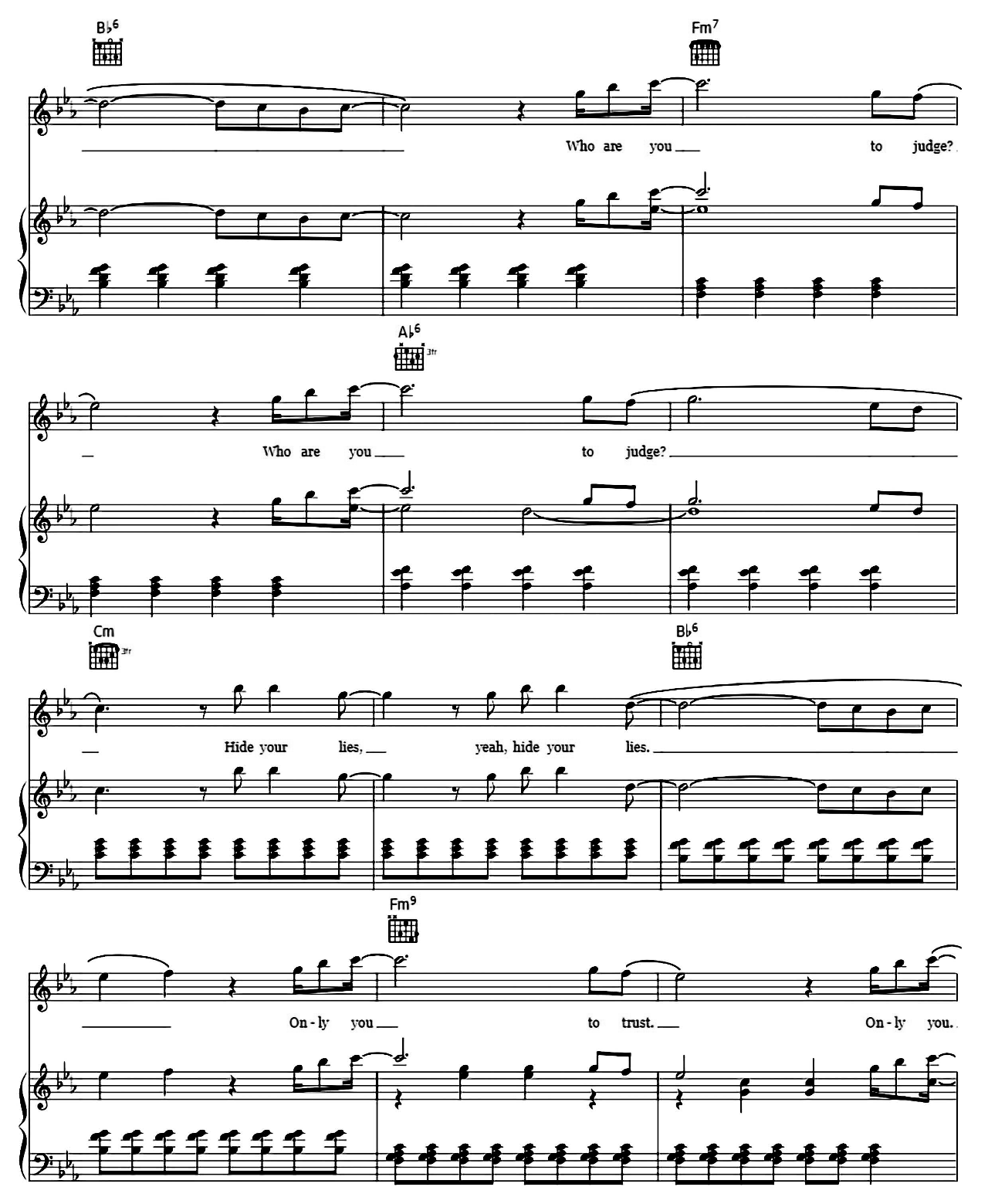 The Hills sheet music 5