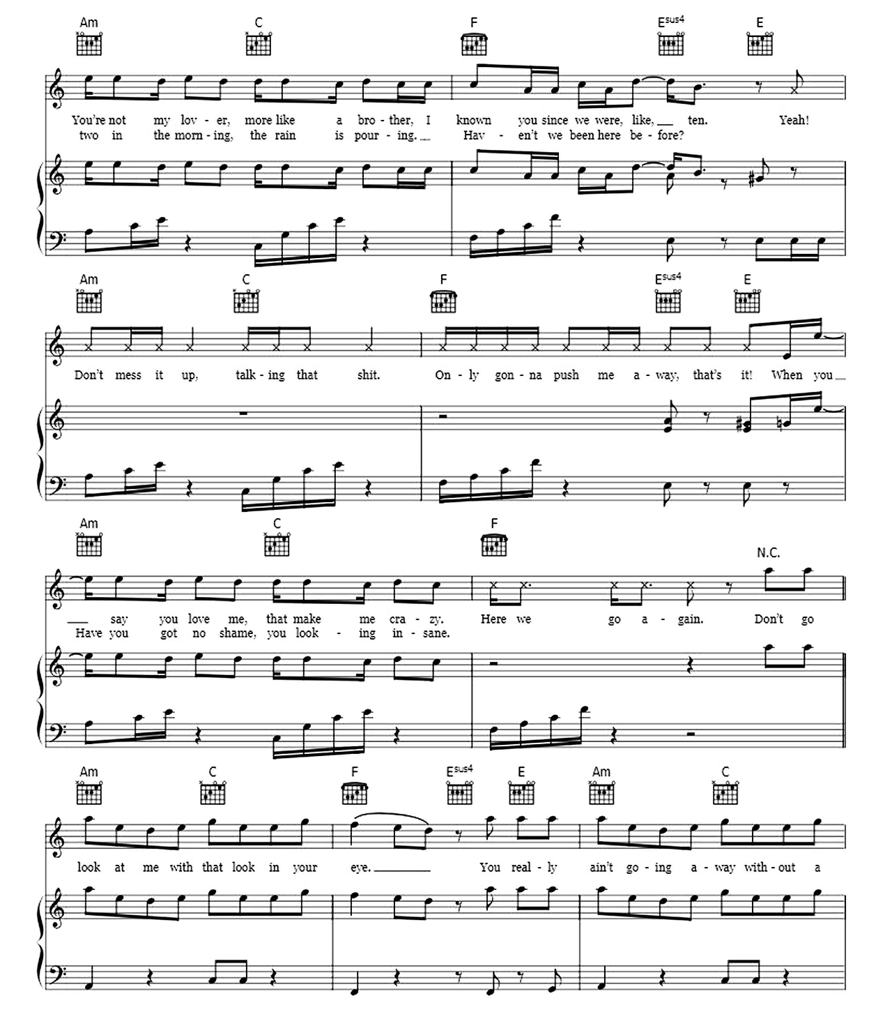FRIENDS sheet music 2
