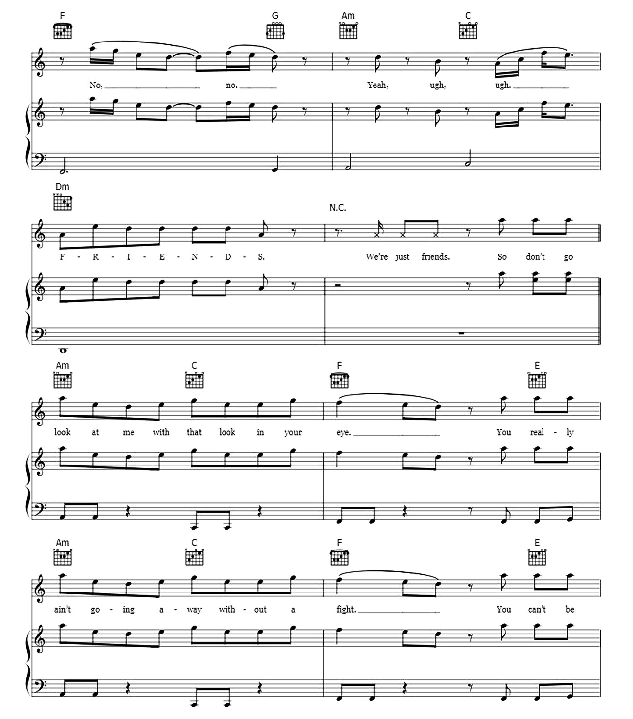 FRIENDS sheet music 5