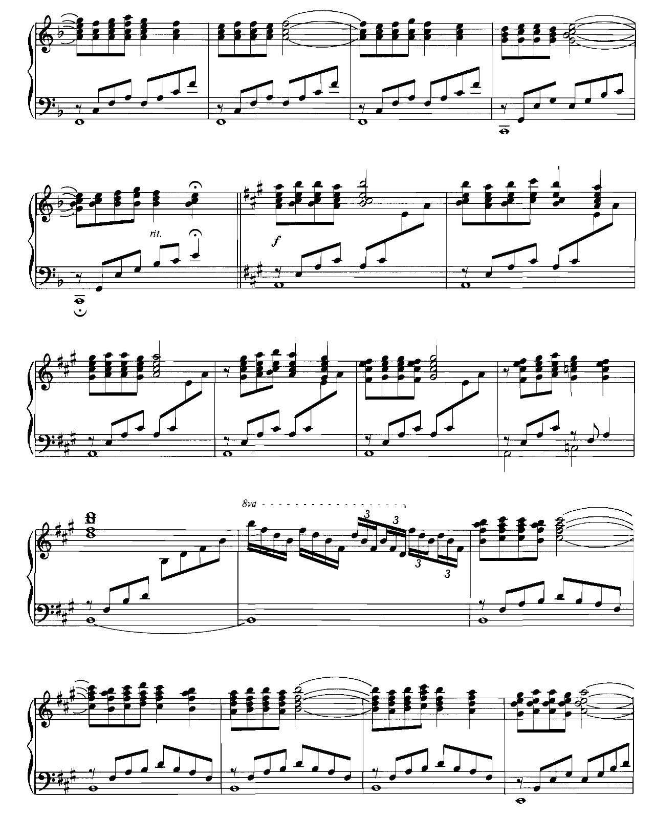 Strangers In The Night sheet music 3