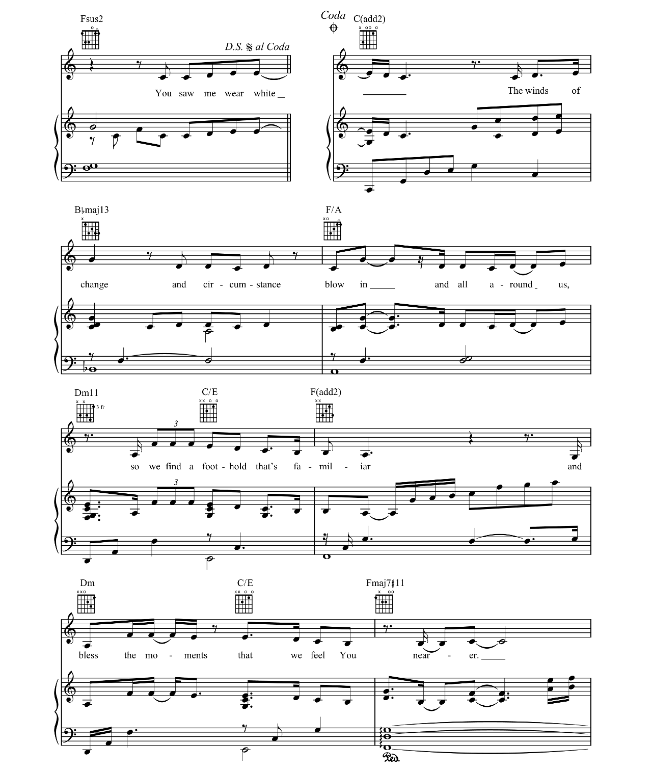 I Am sheet music 4