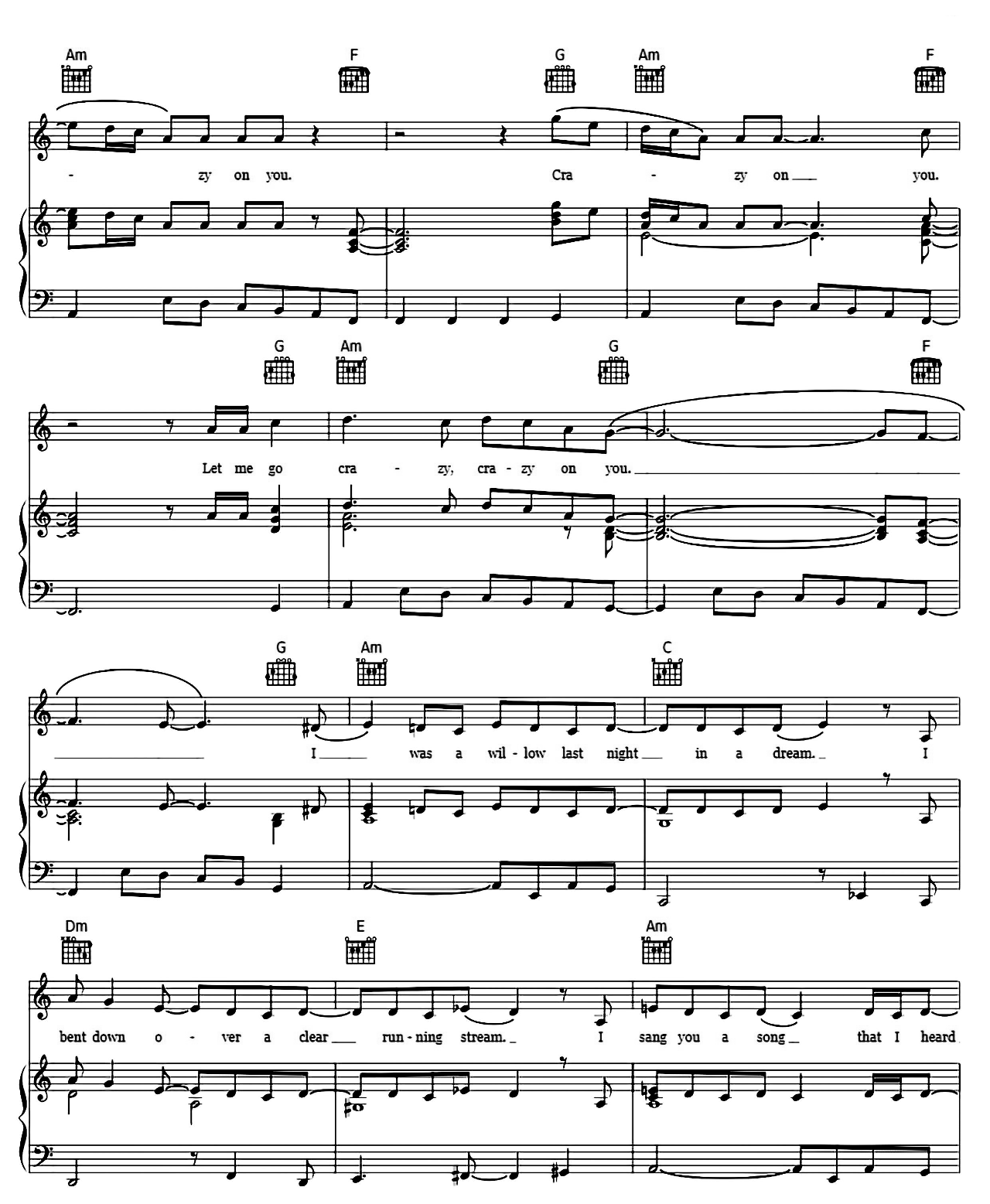 Crazy On You sheet music 5