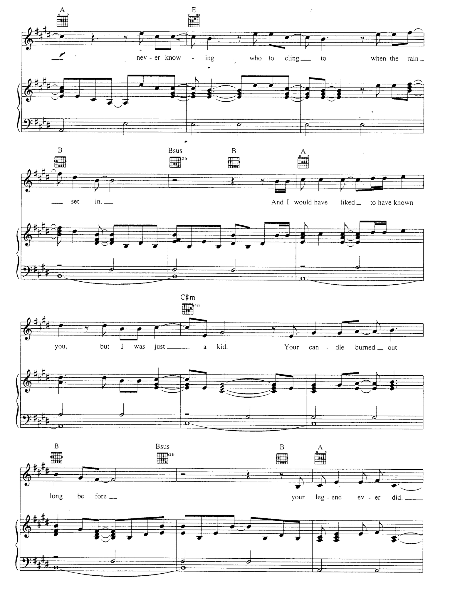 Candle In The Wind sheet music 6