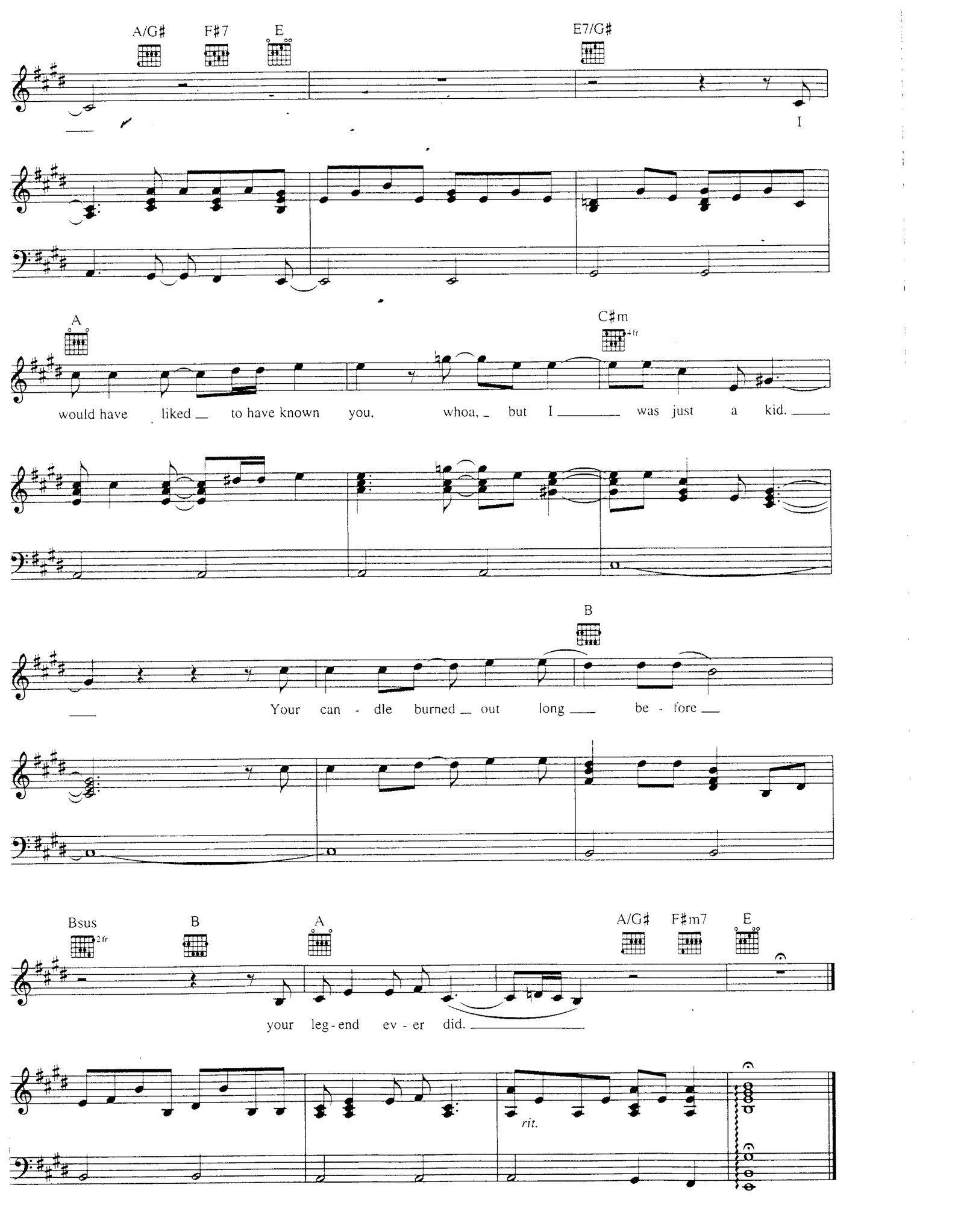 Candle In The Wind sheet music 7