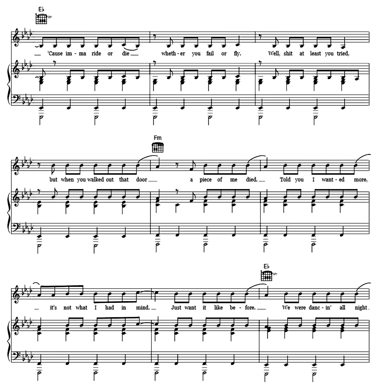 Blue Jeans sheet music 4