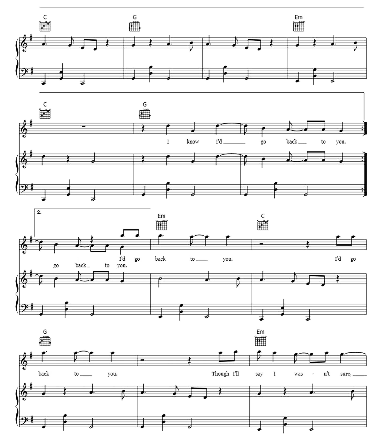 Back To You (From 13 Reasons Why) sheet music 5