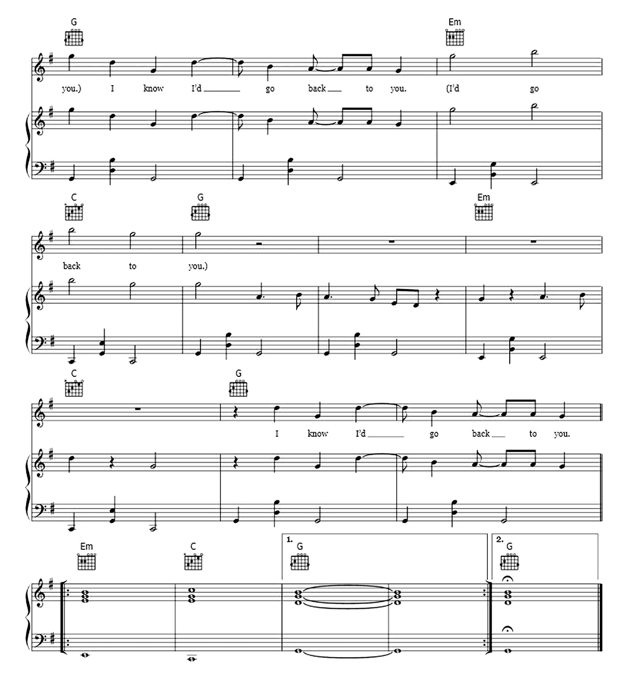 Back To You (From 13 Reasons Why) sheet music 8