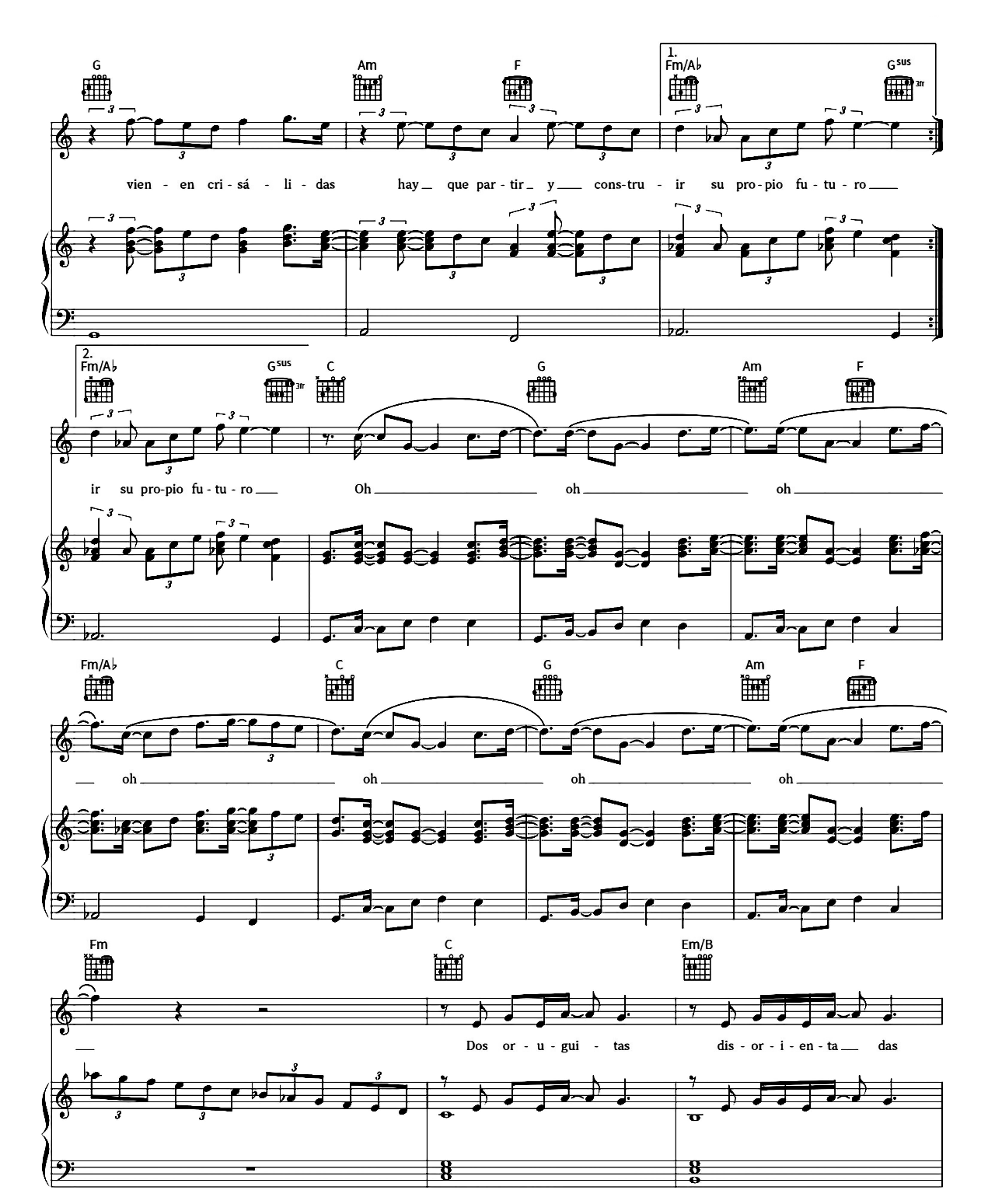 Dos Oruguitas (from Encanto) sheet music 3