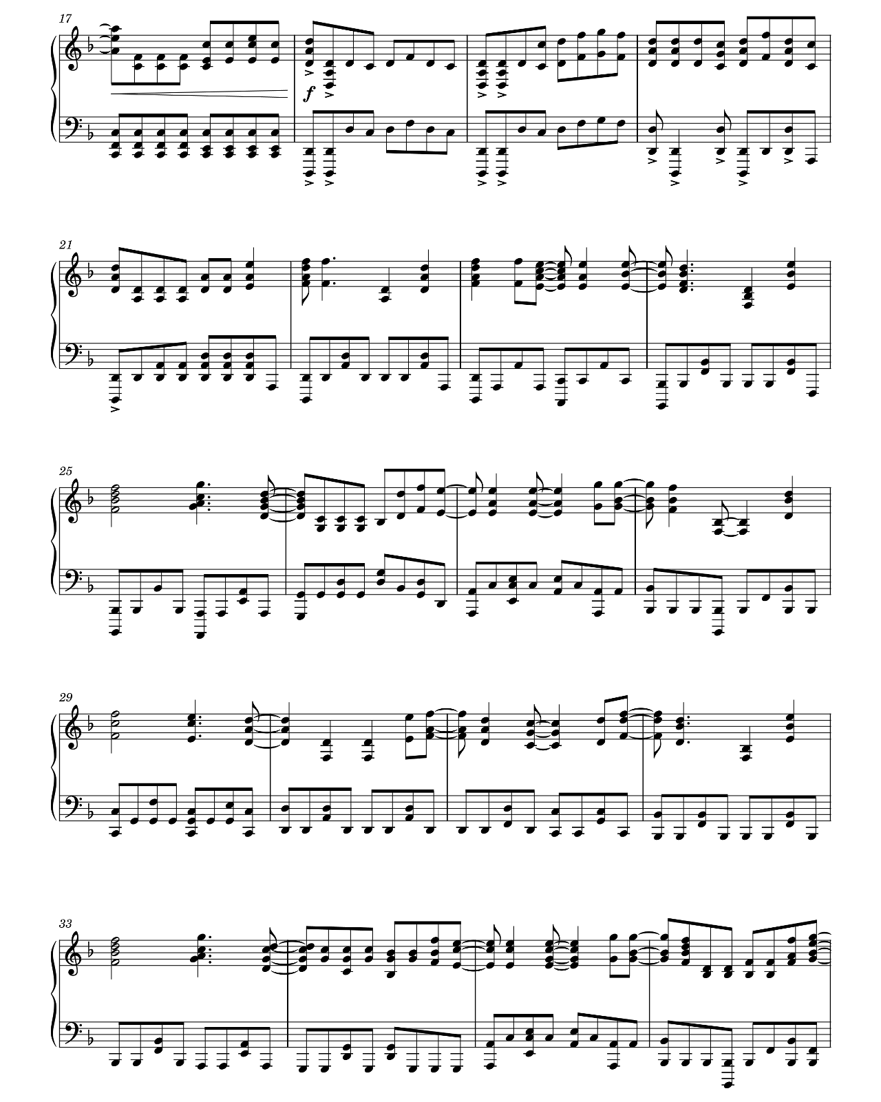 Famous Last Words sheet music 2