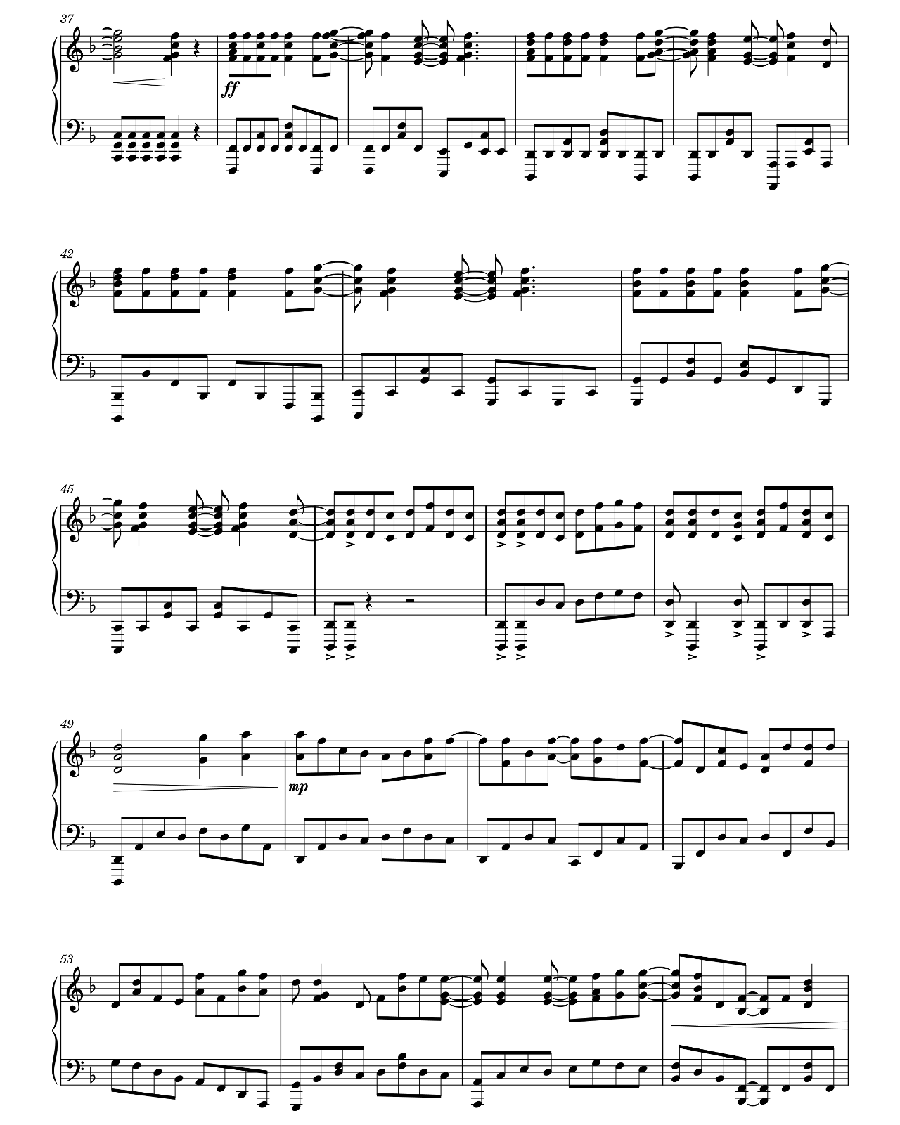 Famous Last Words sheet music 3