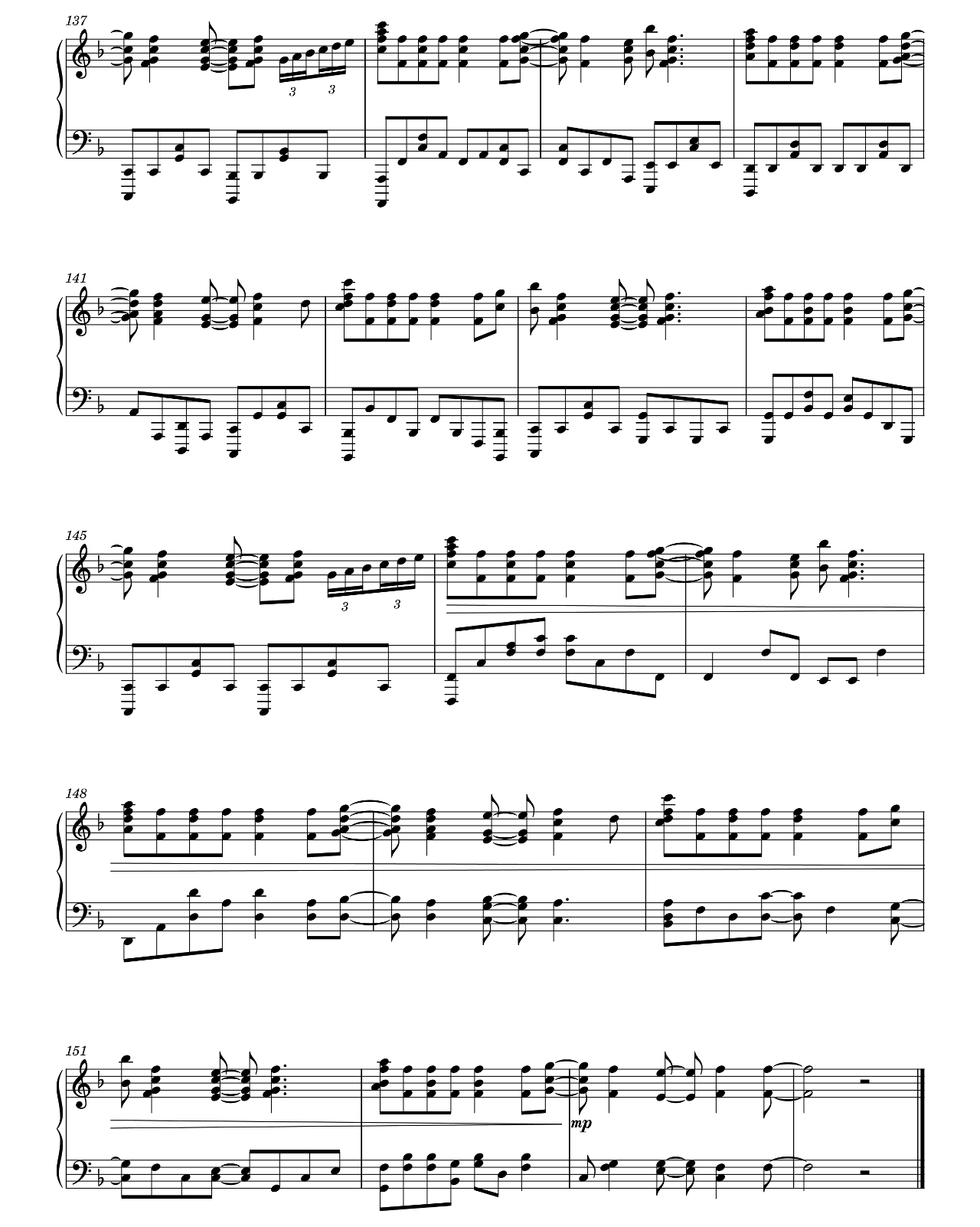 Famous Last Words sheet music 8