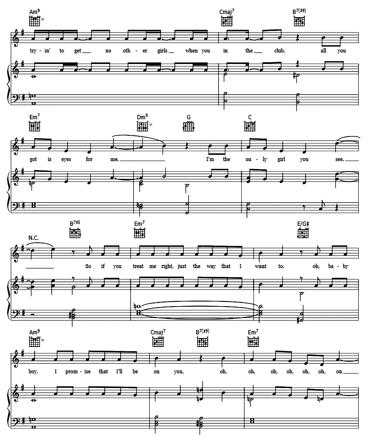 Be My Baby sheet music 6