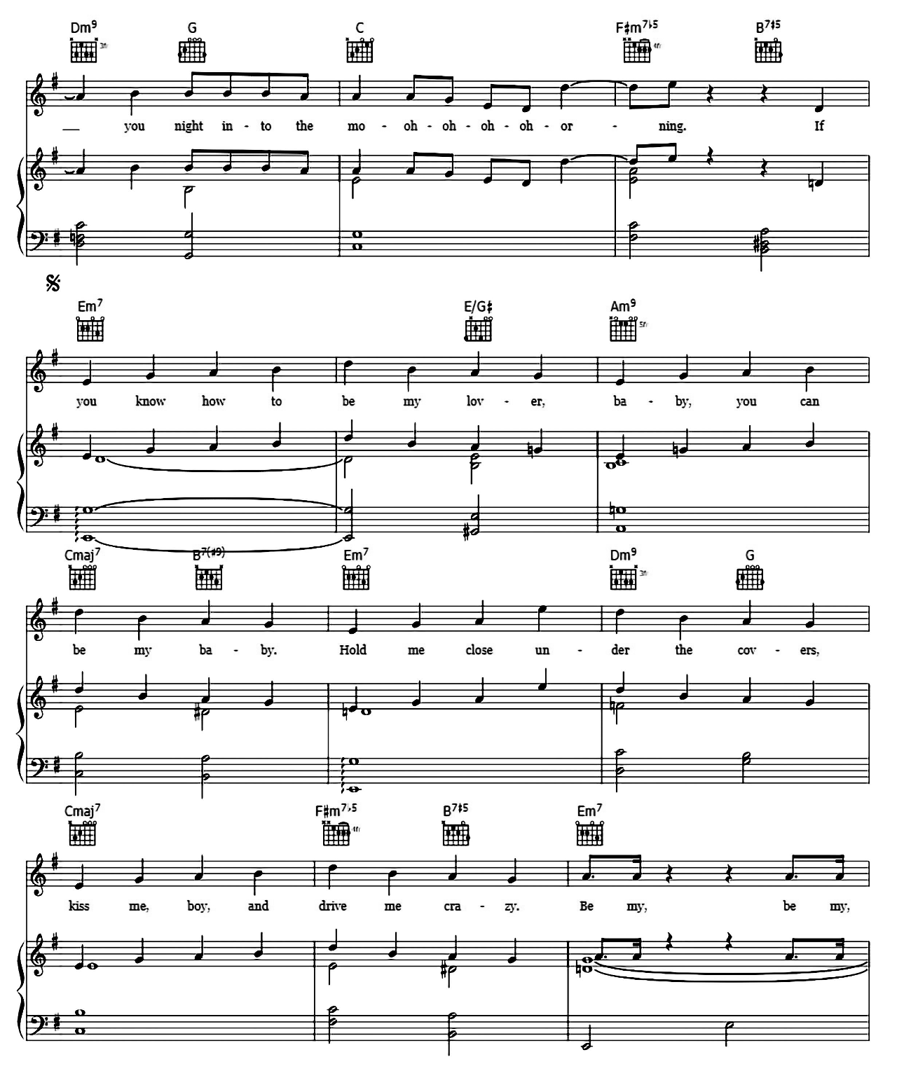 Be My Baby sheet music 7