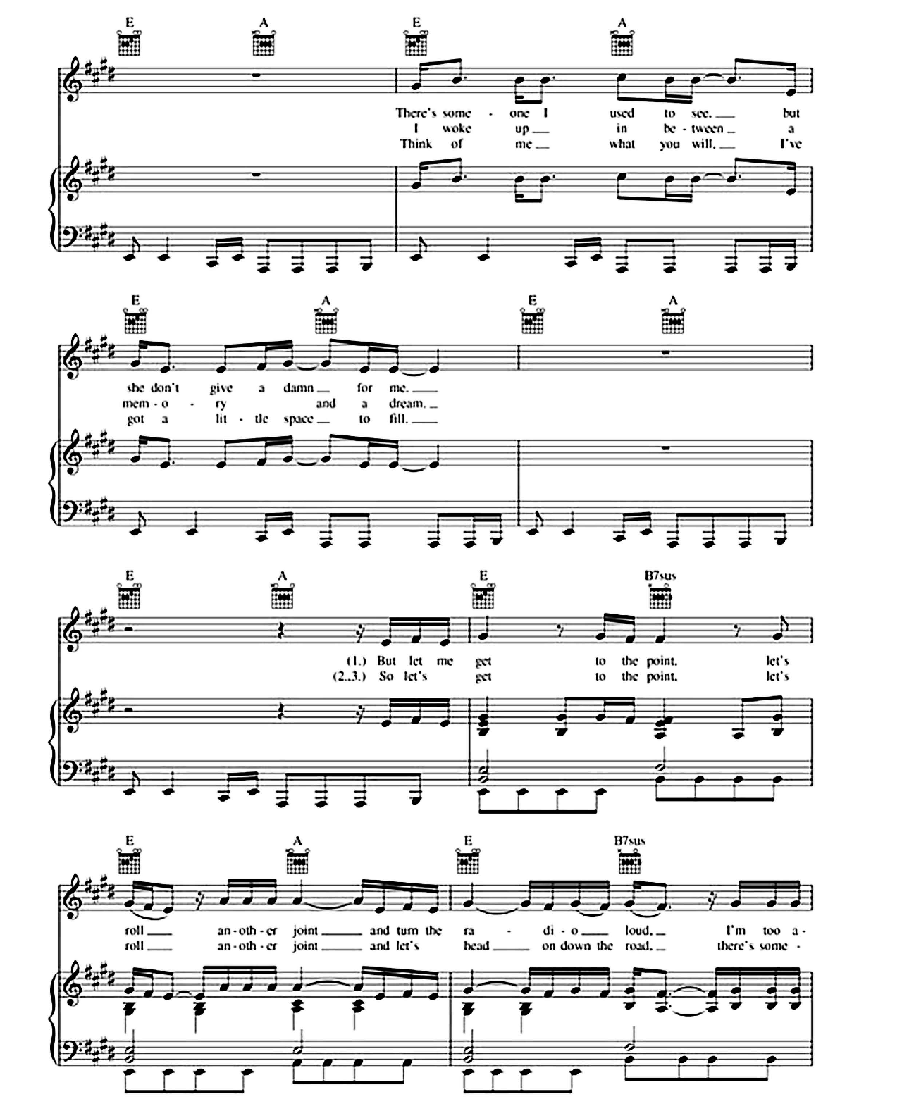 You Don't Know How It Feels sheet music 2