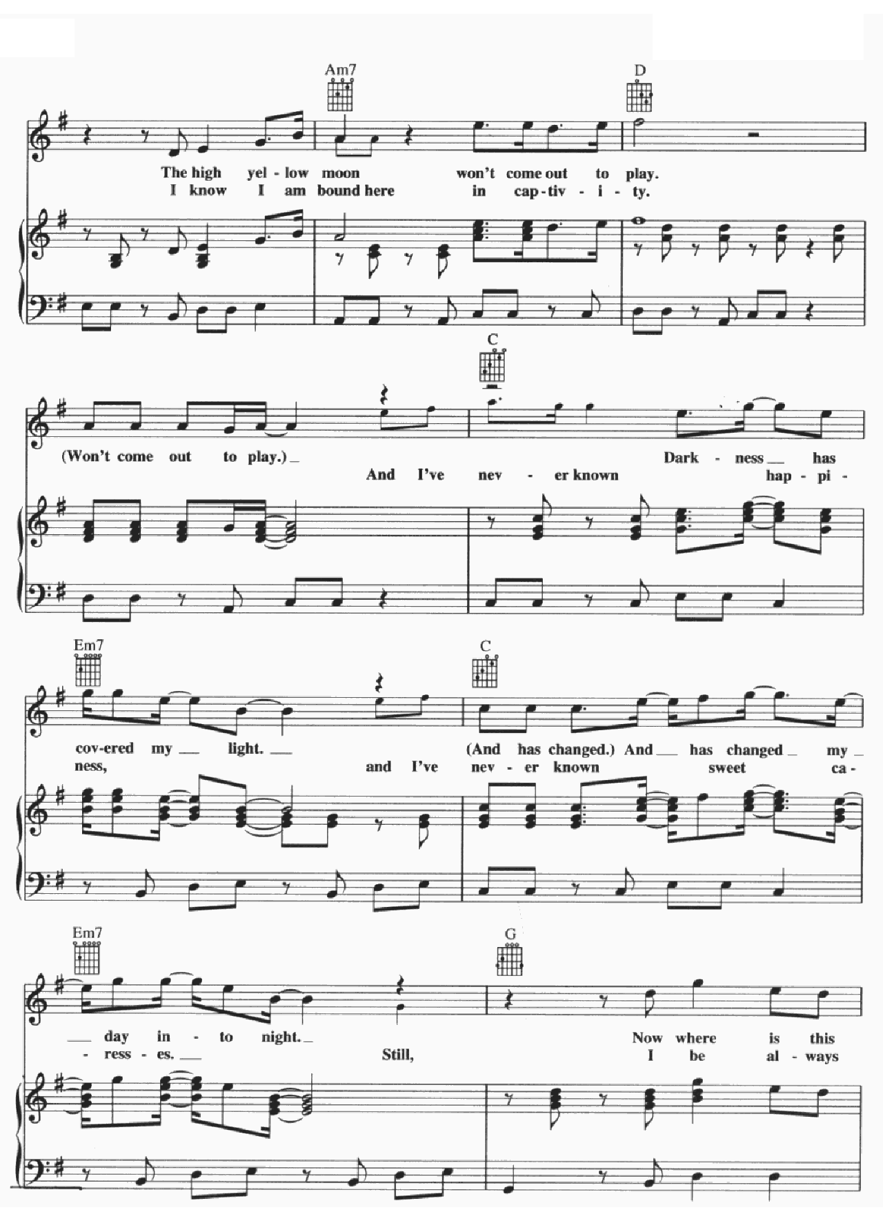 Concrete Jungle sheet music 2