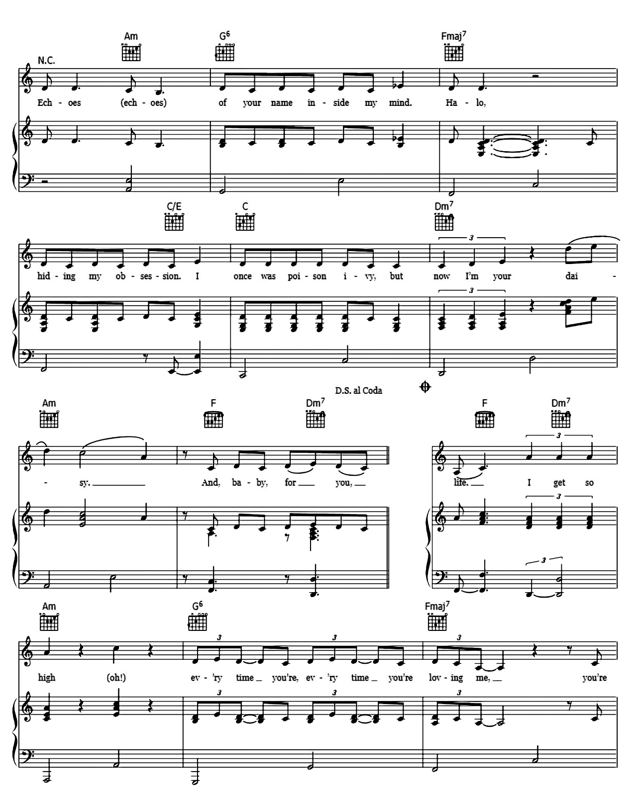 Don't Blame Me sheet music 6