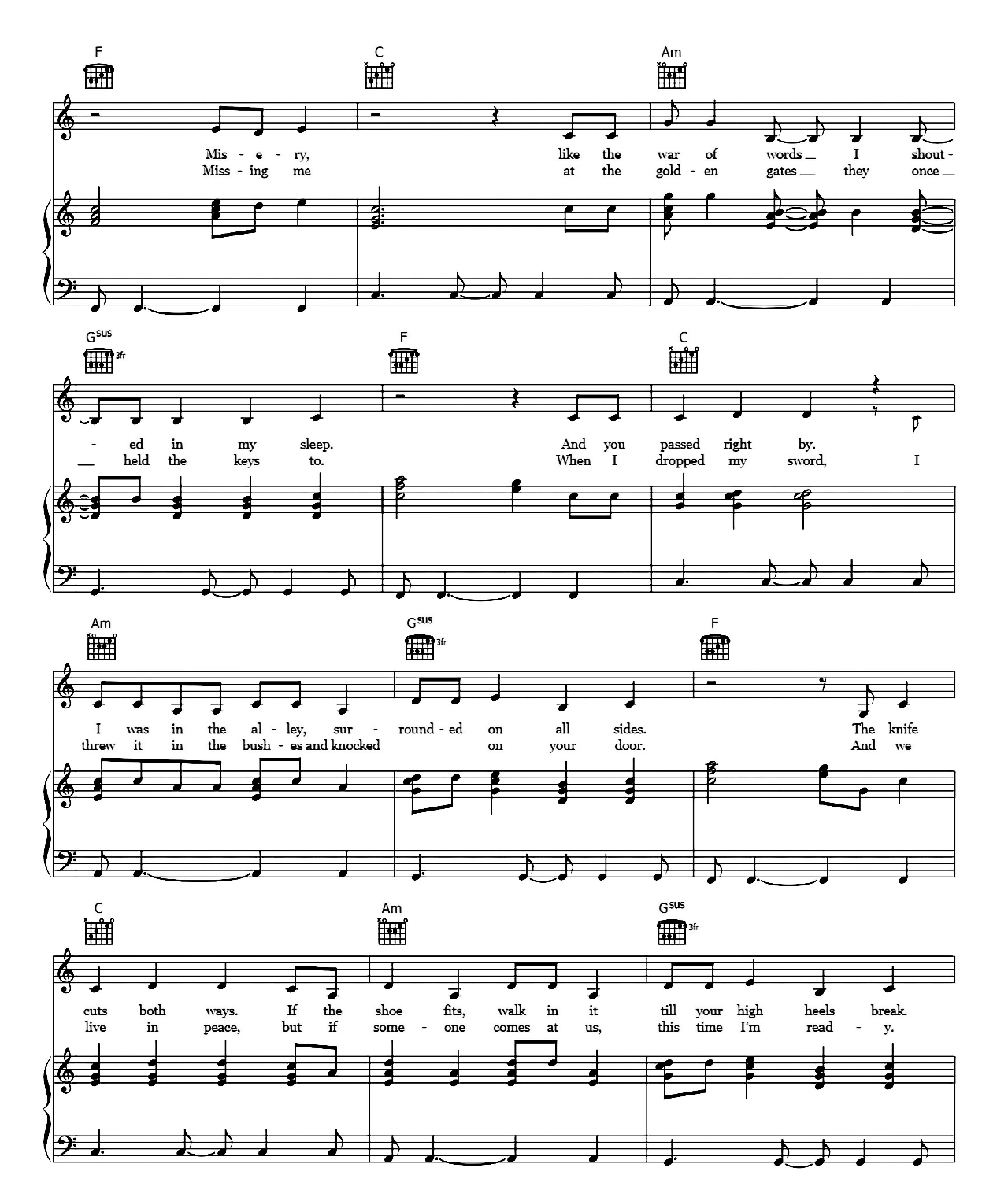 Long Story Short sheet music 2