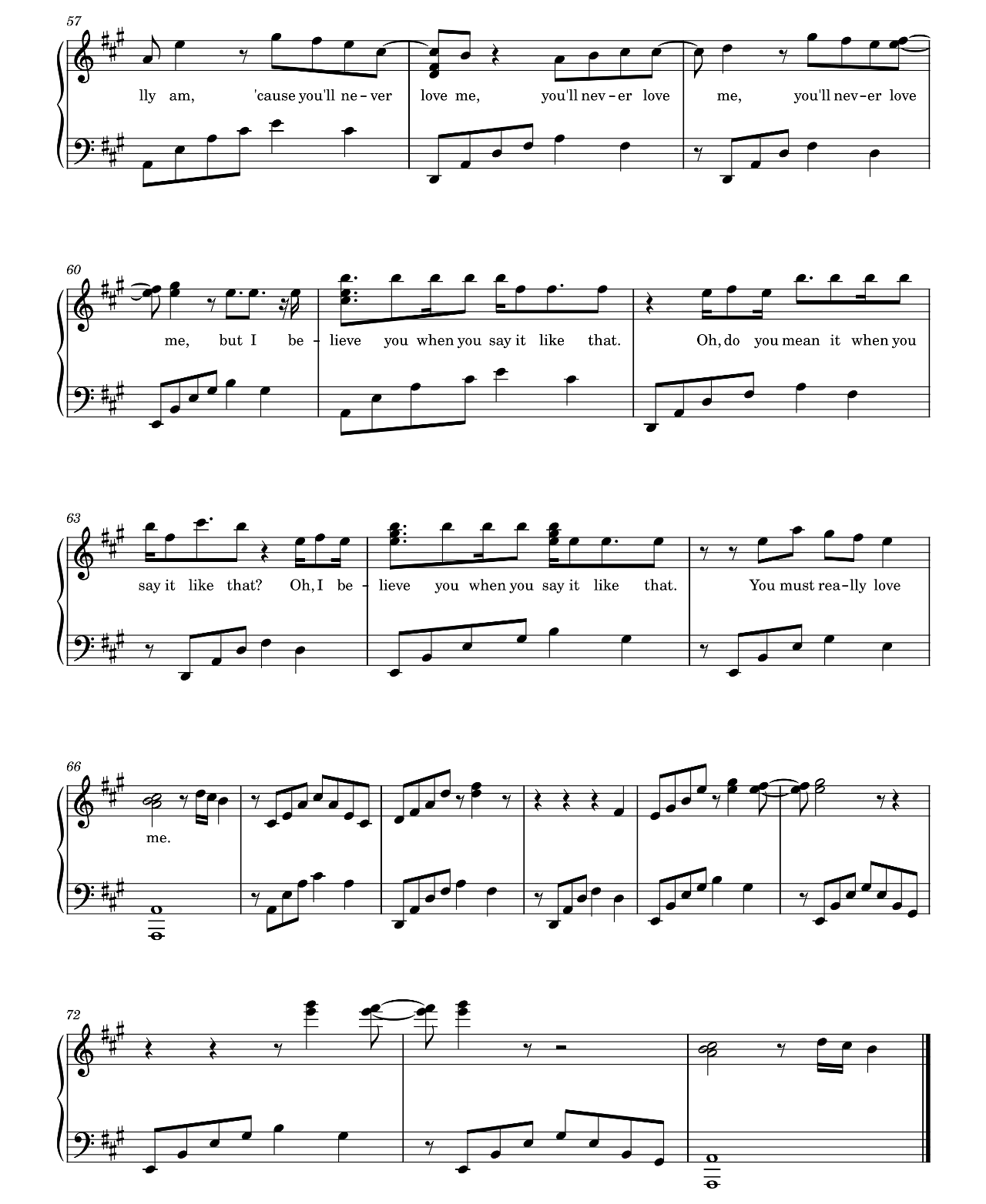 Garden sheet music 5