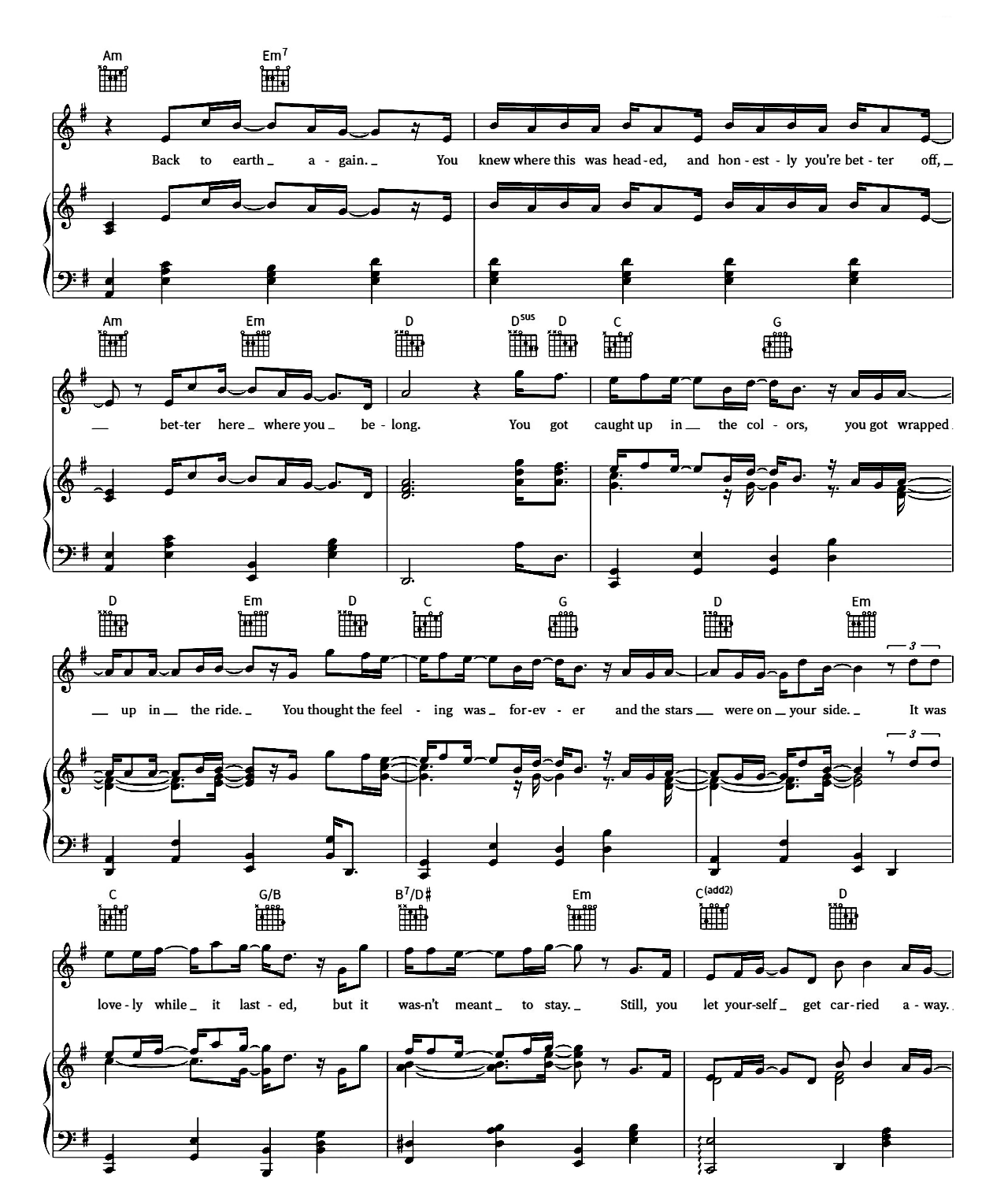 Carried Away (from Lyle, Lyle, Crocodile) sheet music 2