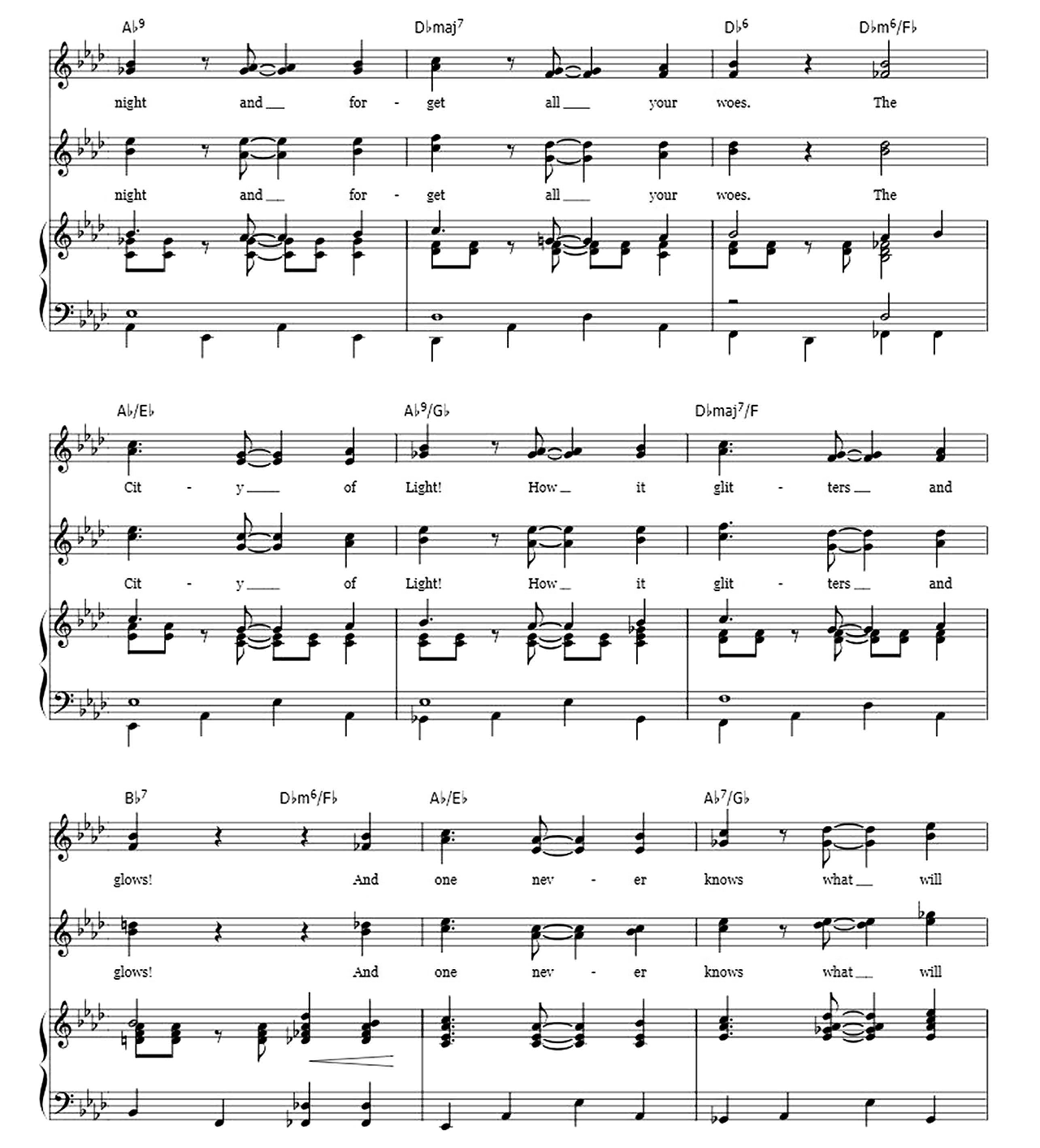 Paris Holds The Key (To Your Heart) sheet music 13