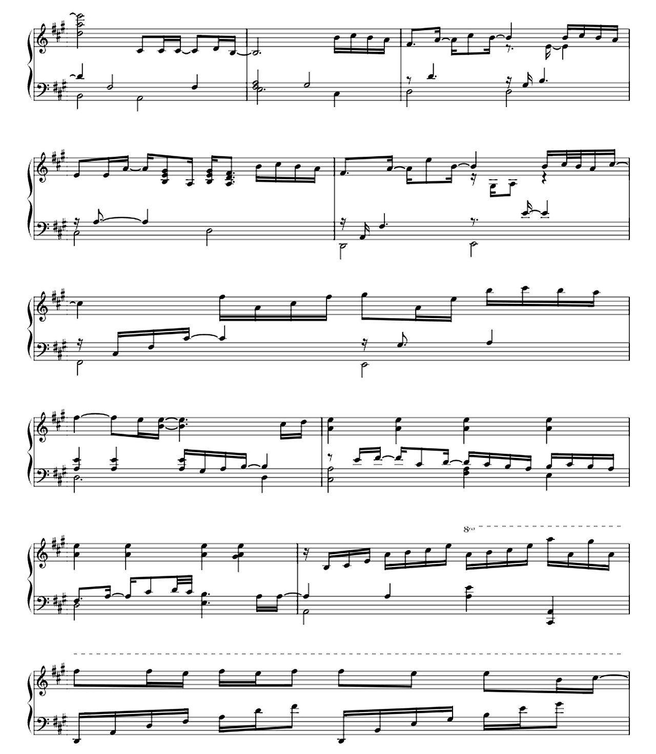 What Are Words sheet music 2