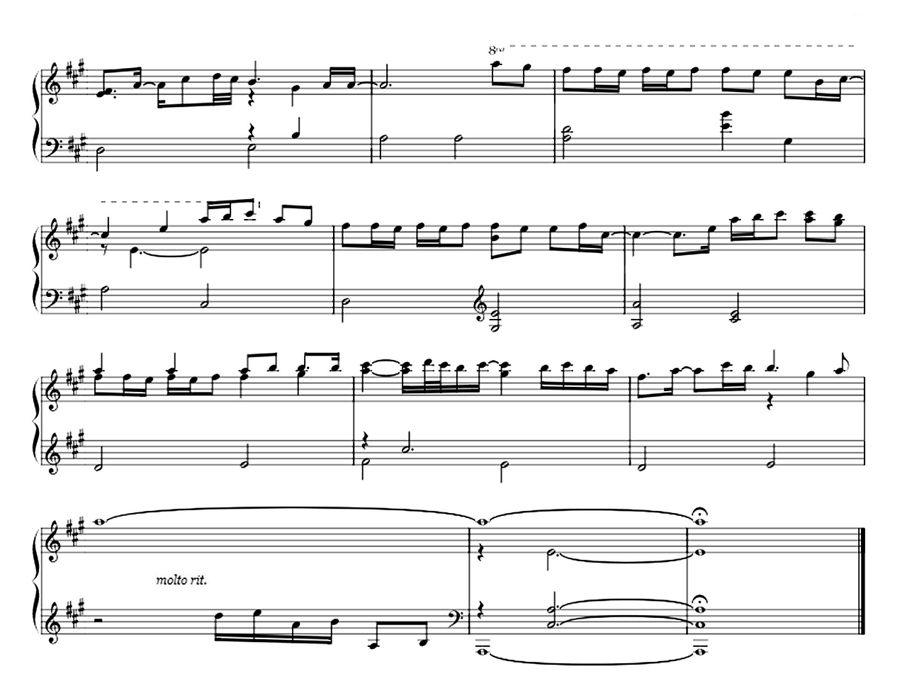 What Are Words sheet music 4