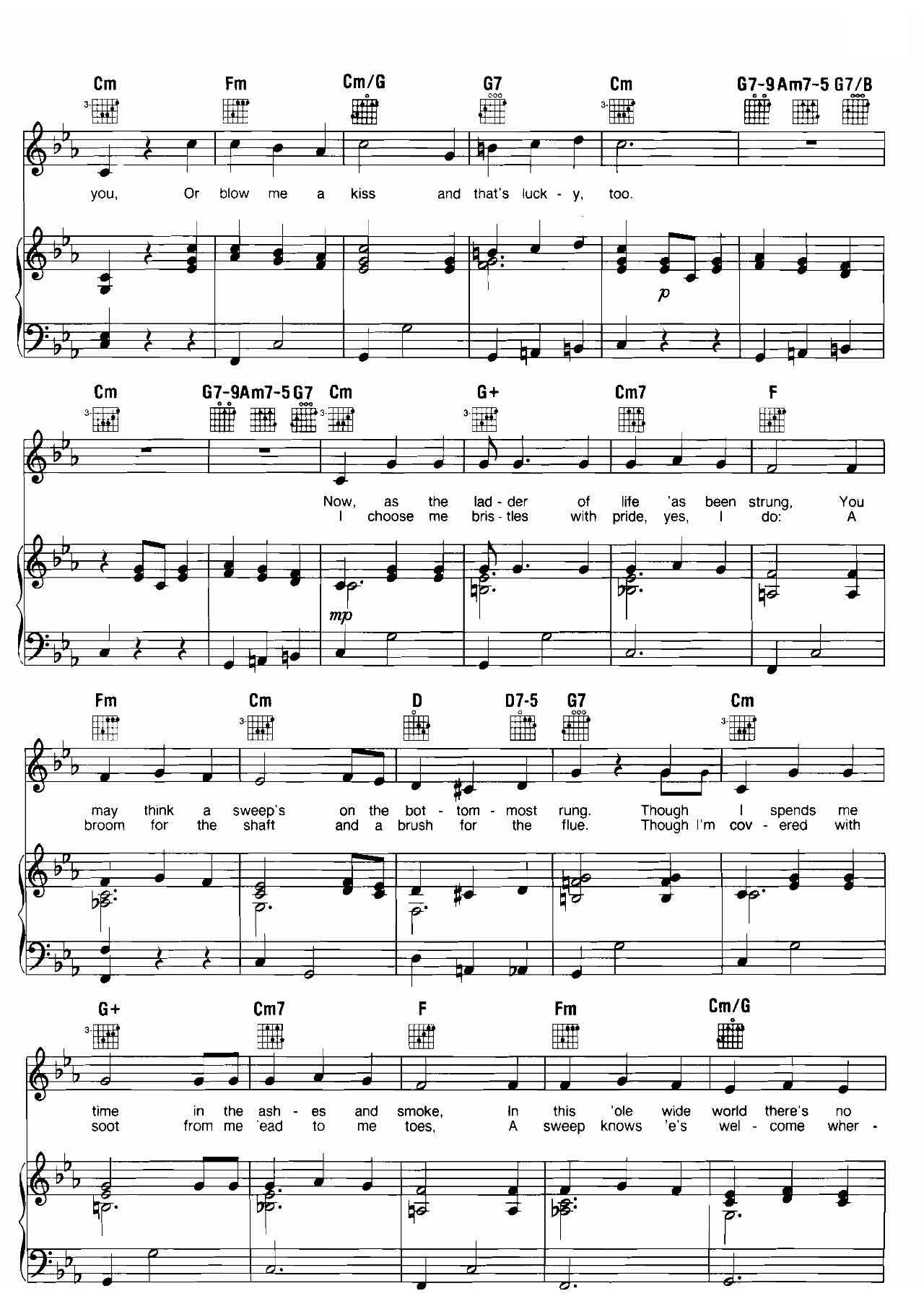 Chim Chim Cheree (from Mary Poppins) sheet music 2