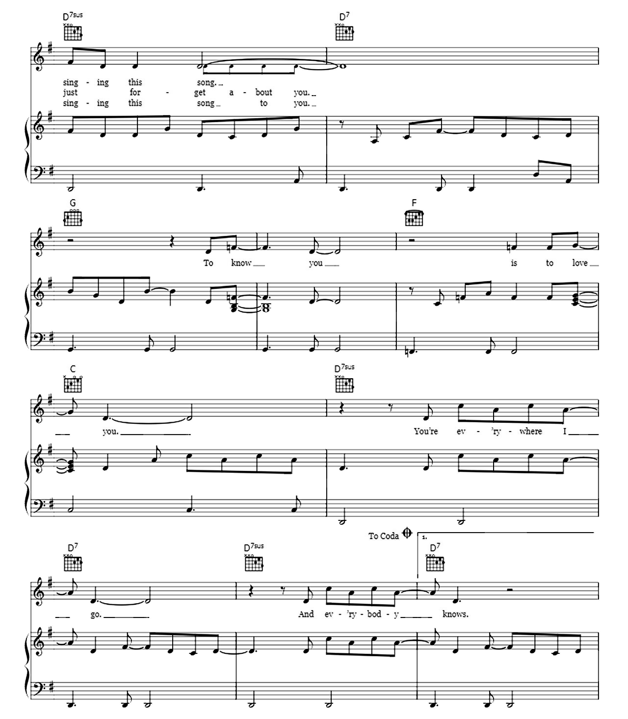 Beautiful Stranger sheet music 4