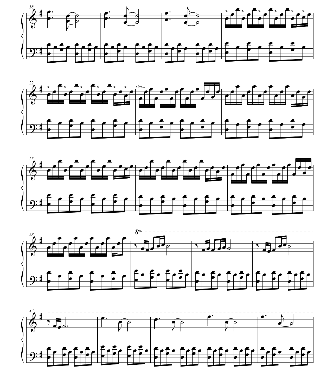 Comptine Dun Autre Ete Lapres Midi sheet music 2