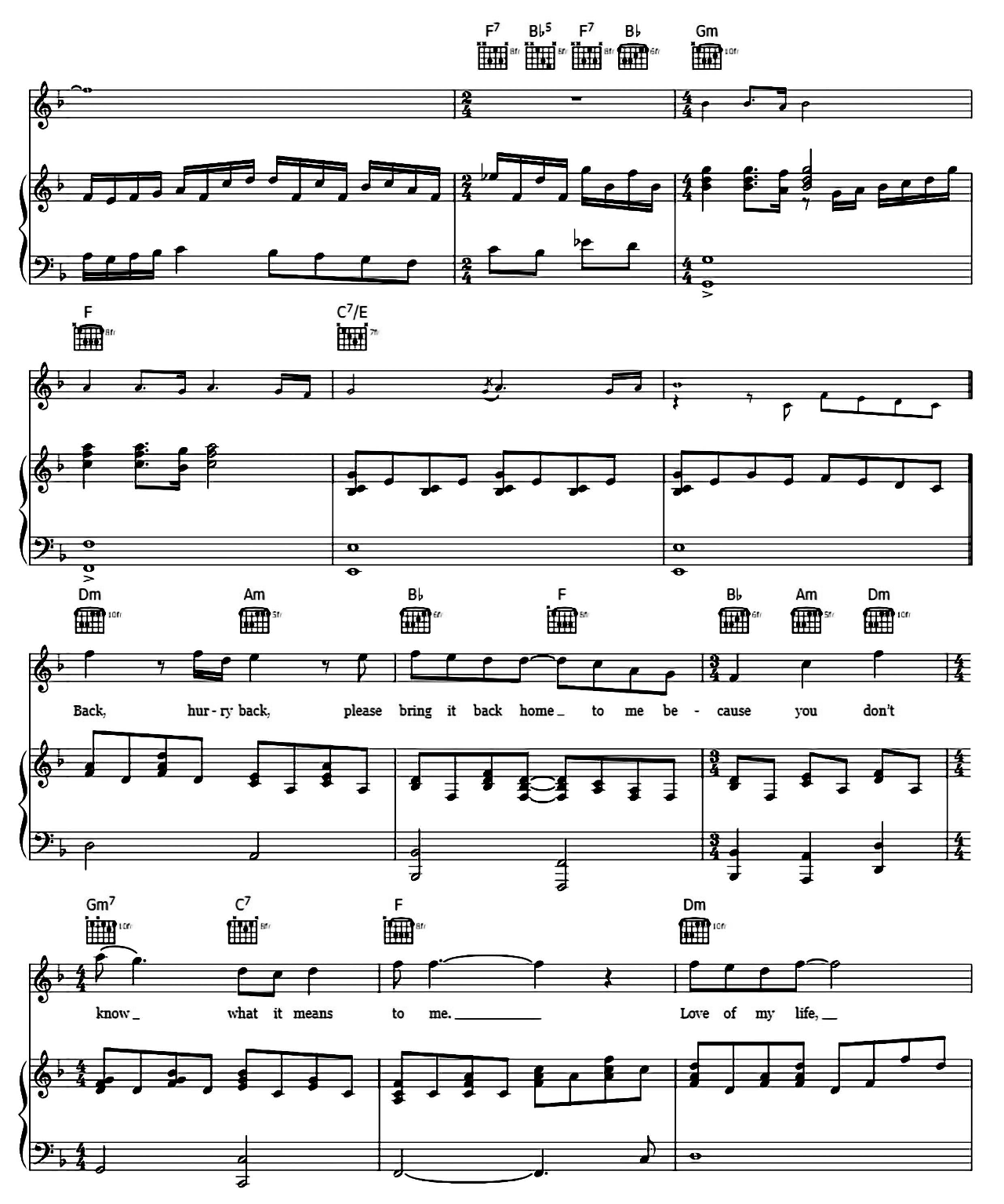 Love Of My Life sheet music 5