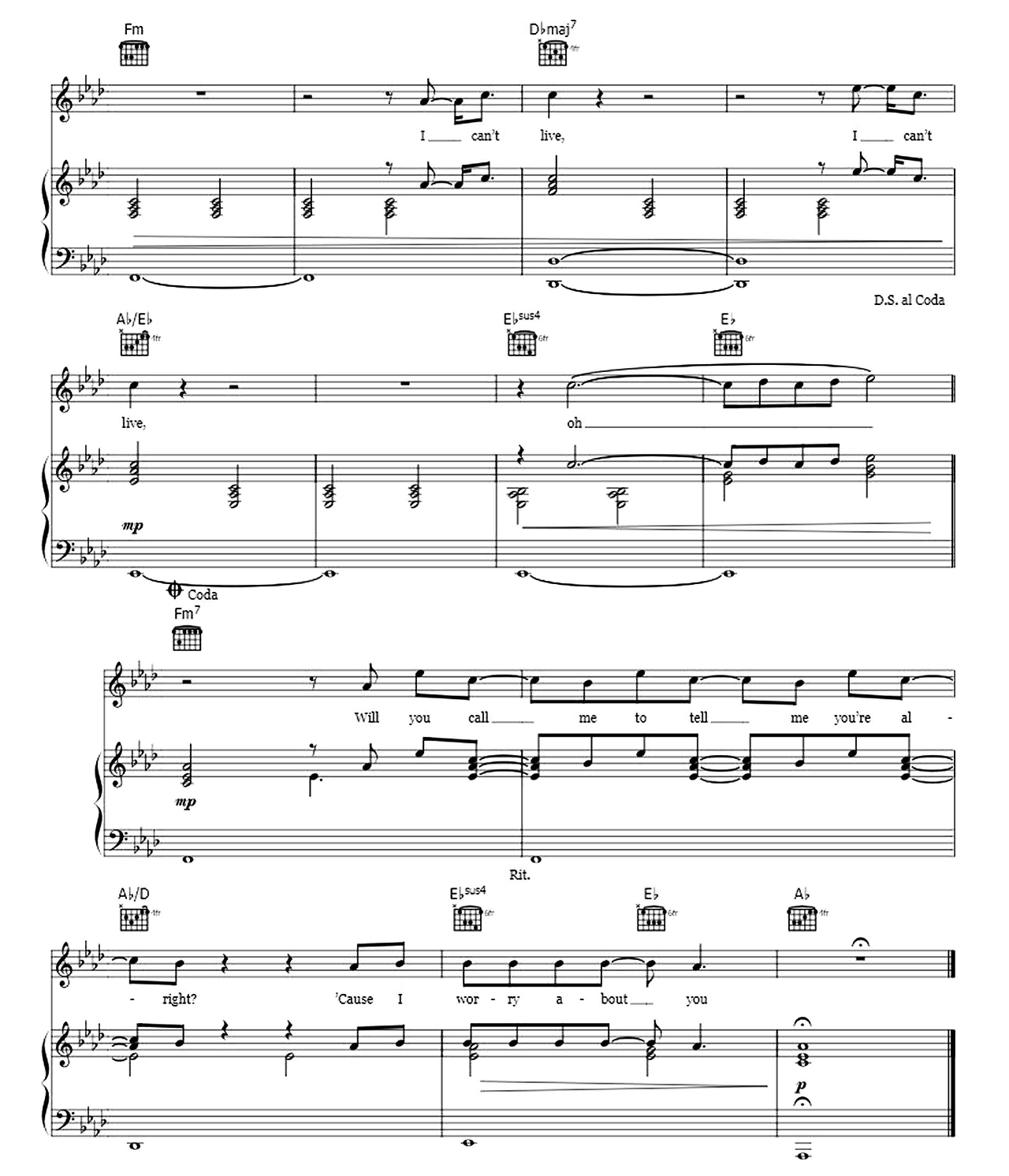 Safe Inside sheet music 8