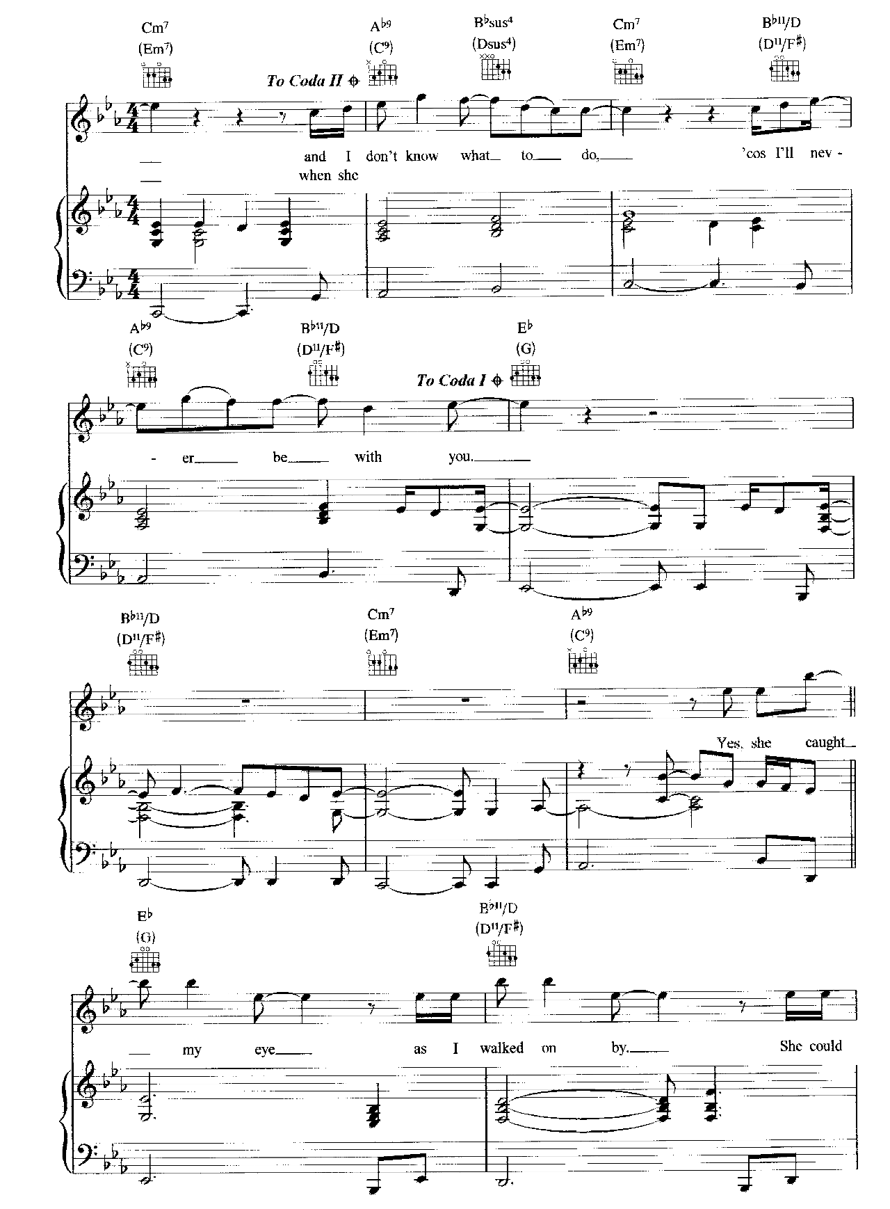 You're Beautiful sheet music 4