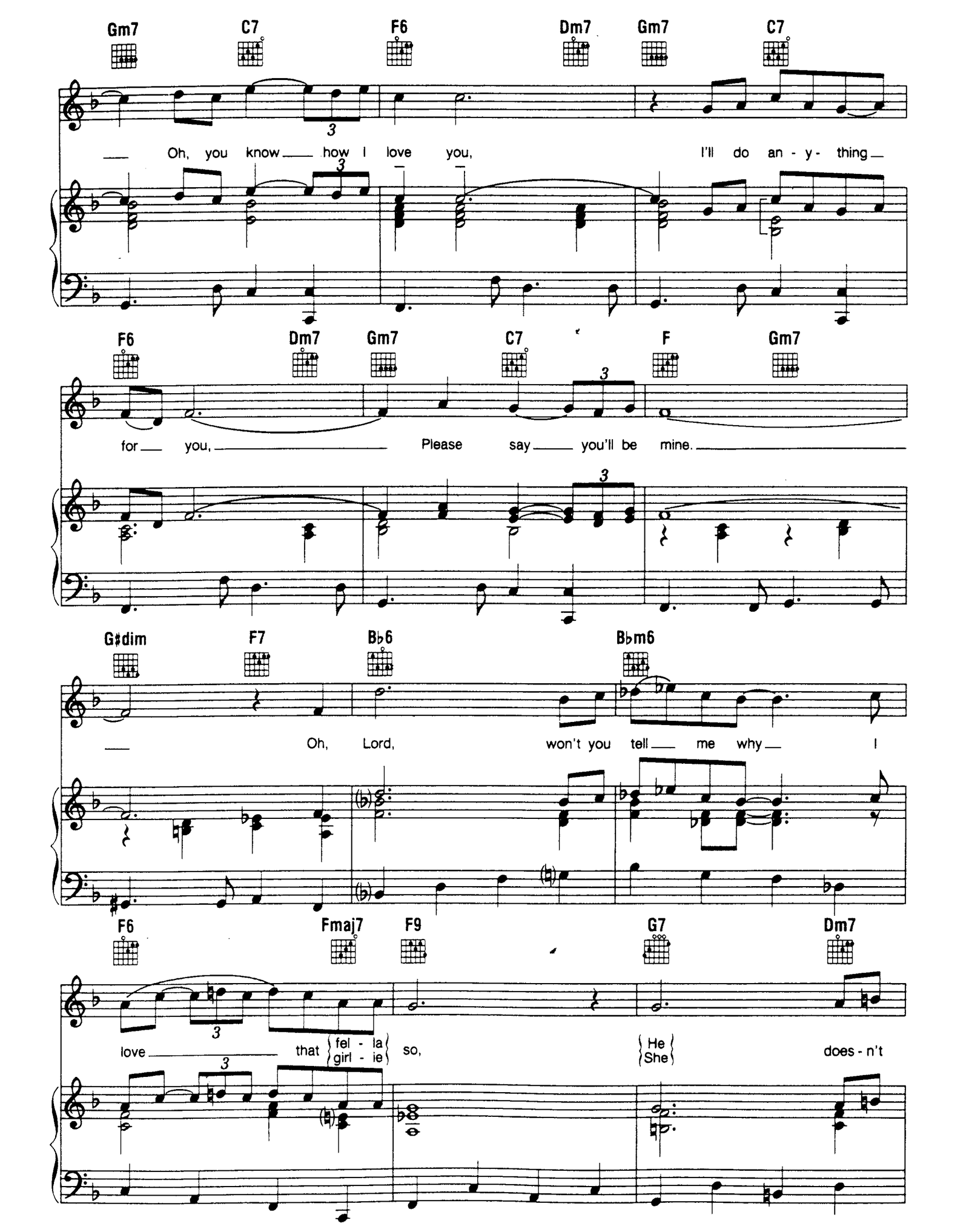 Sincerely sheet music 2