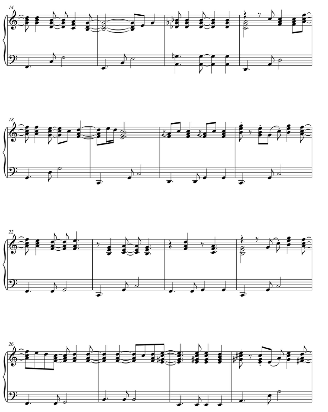 You Are The Sunshine Of My Life sheet music 2