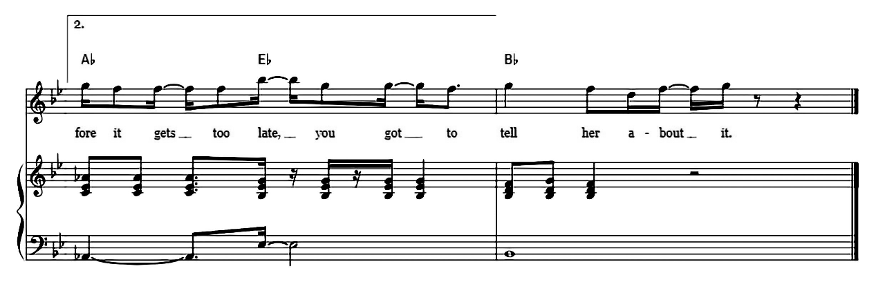 Tell Her About It sheet music 8