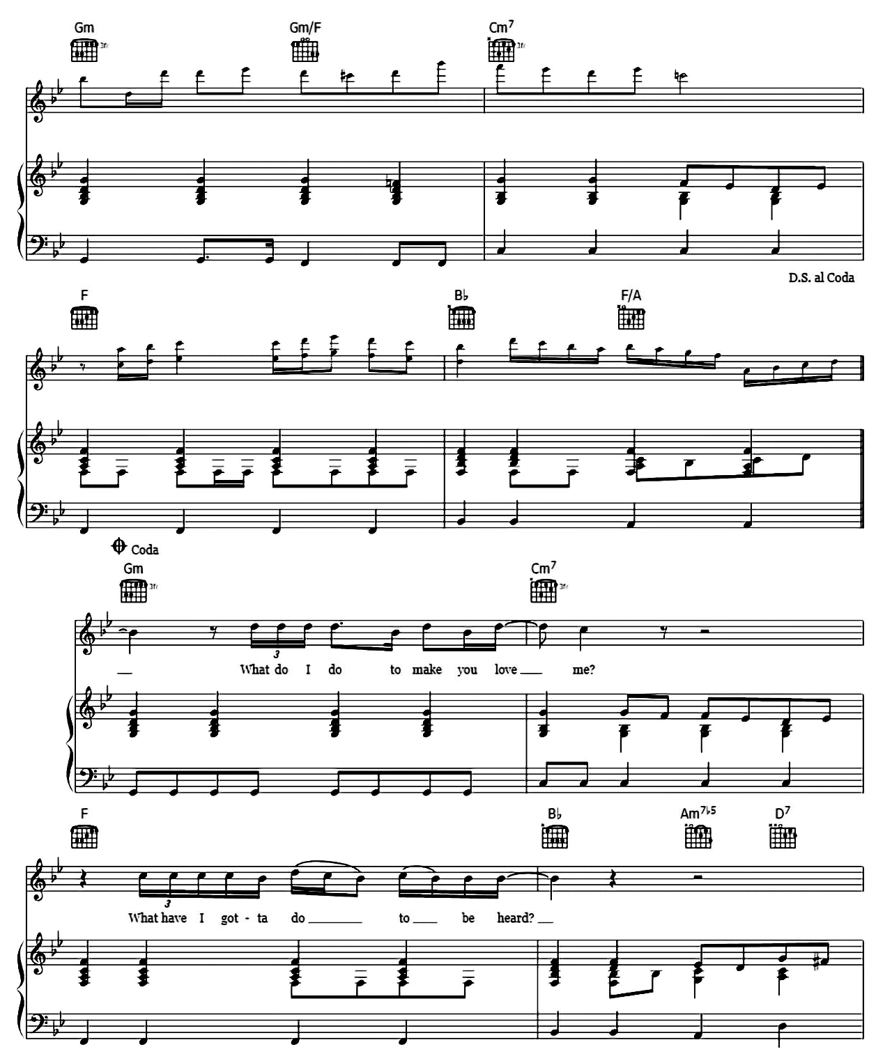 Sorry Seems To Be The Hardest Word sheet music 5