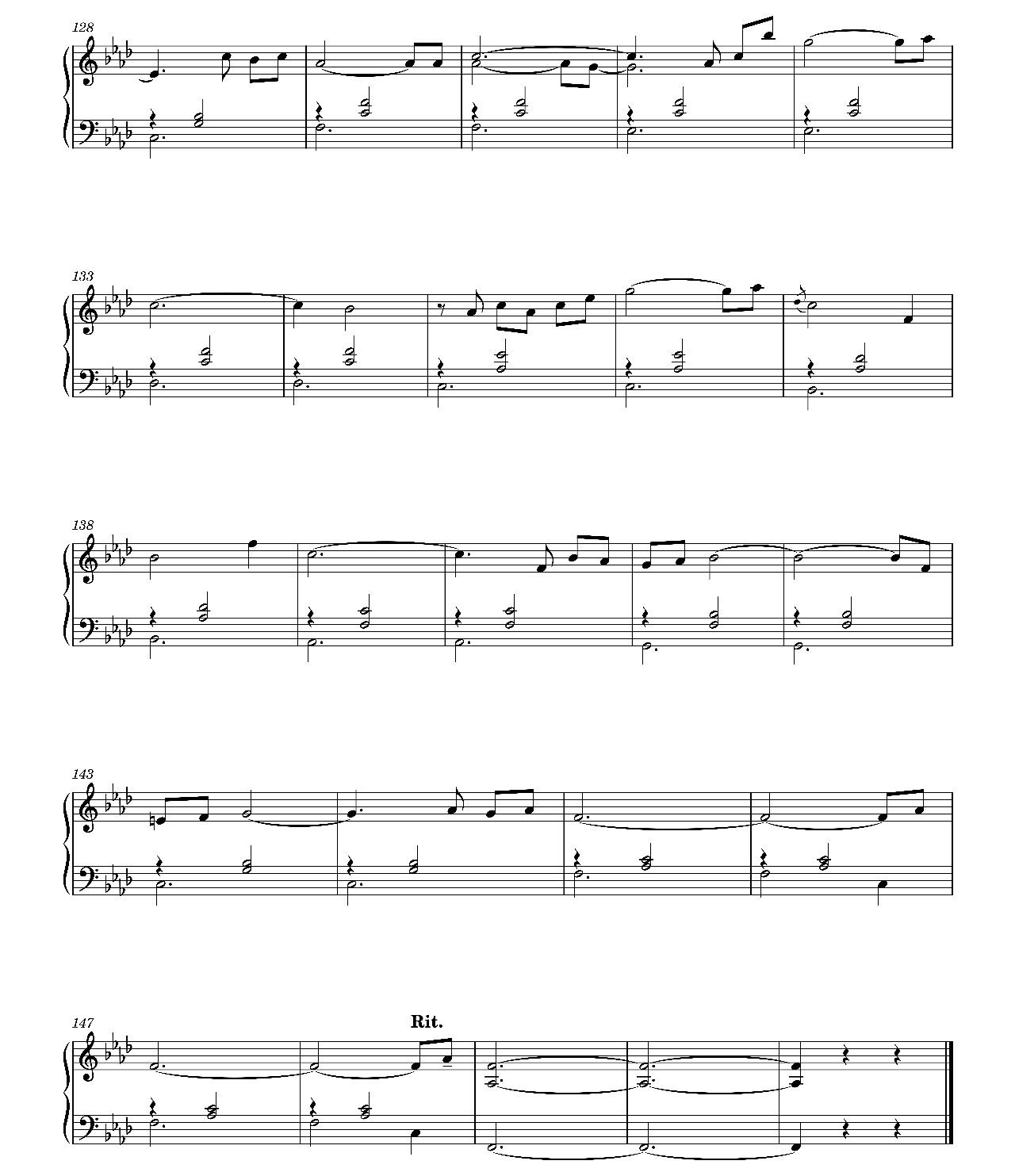 Moments sheet music 6