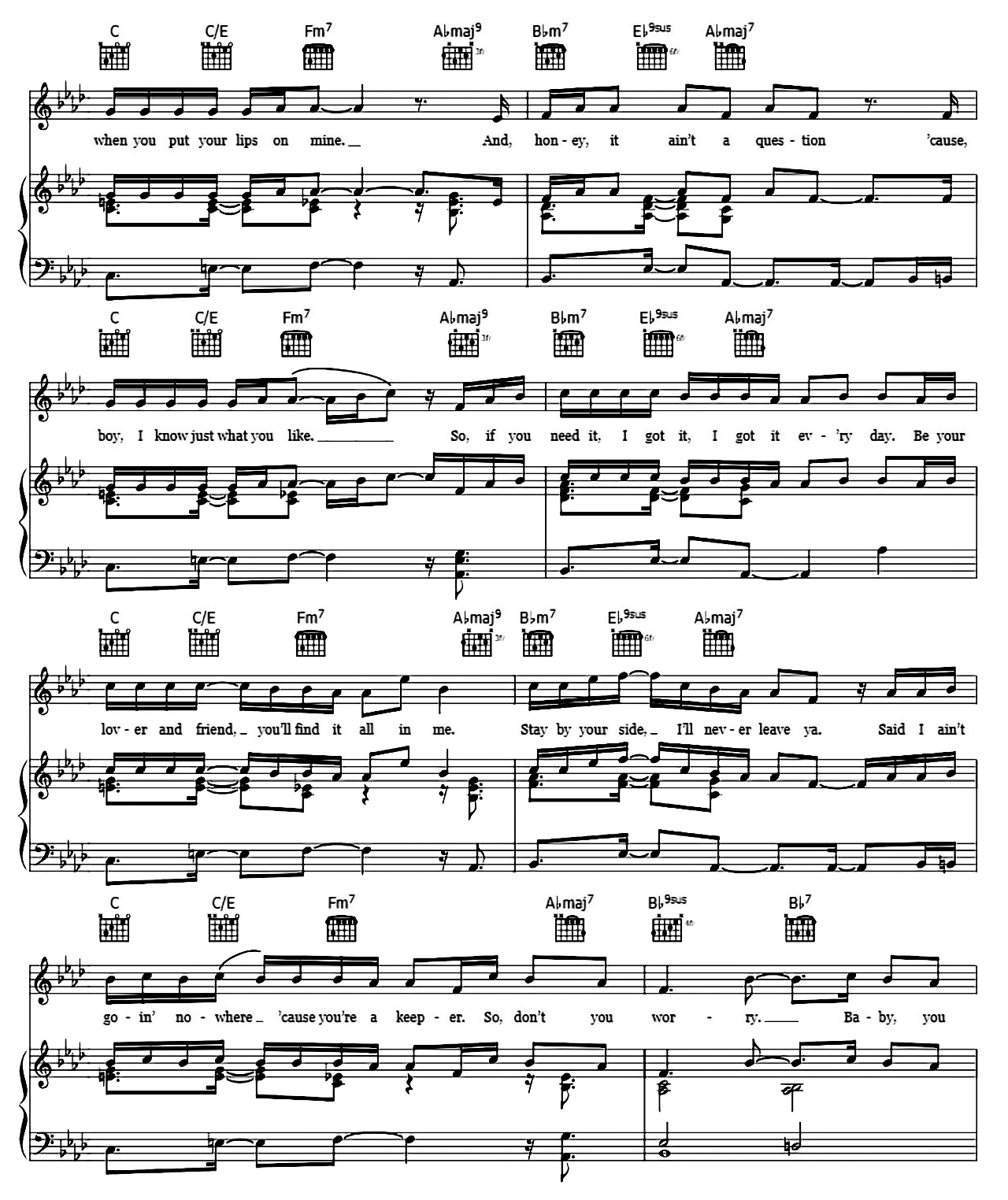 The Way sheet music 5