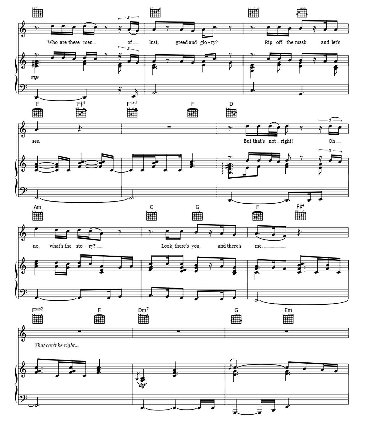 Crime Of The Century sheet music 3