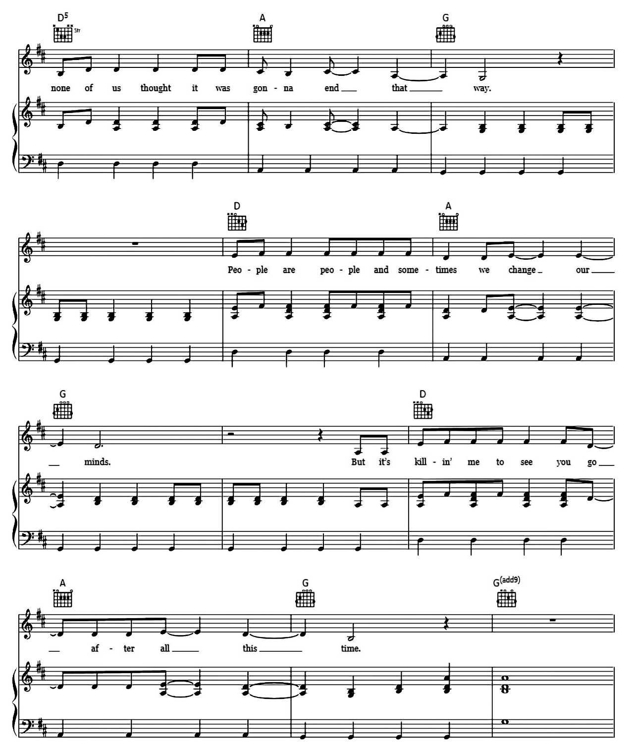 Breathe sheet music 2