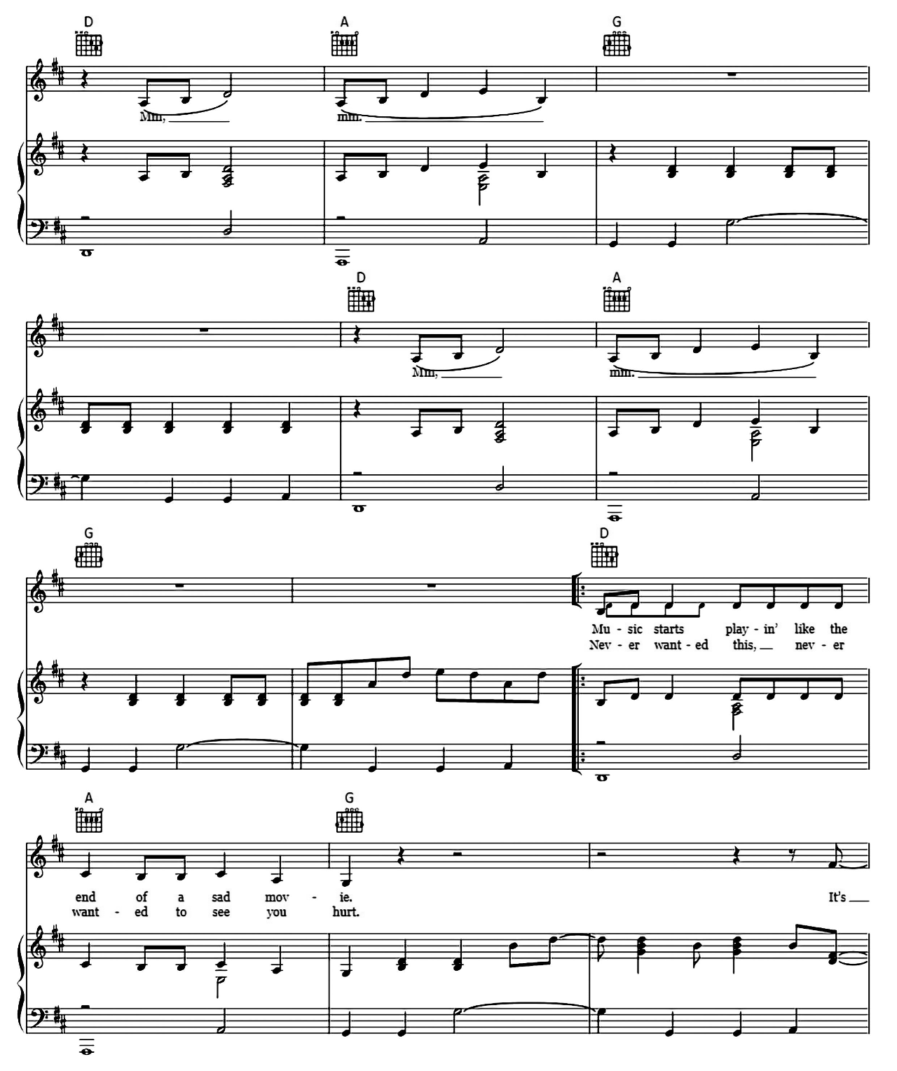 Breathe sheet music 3