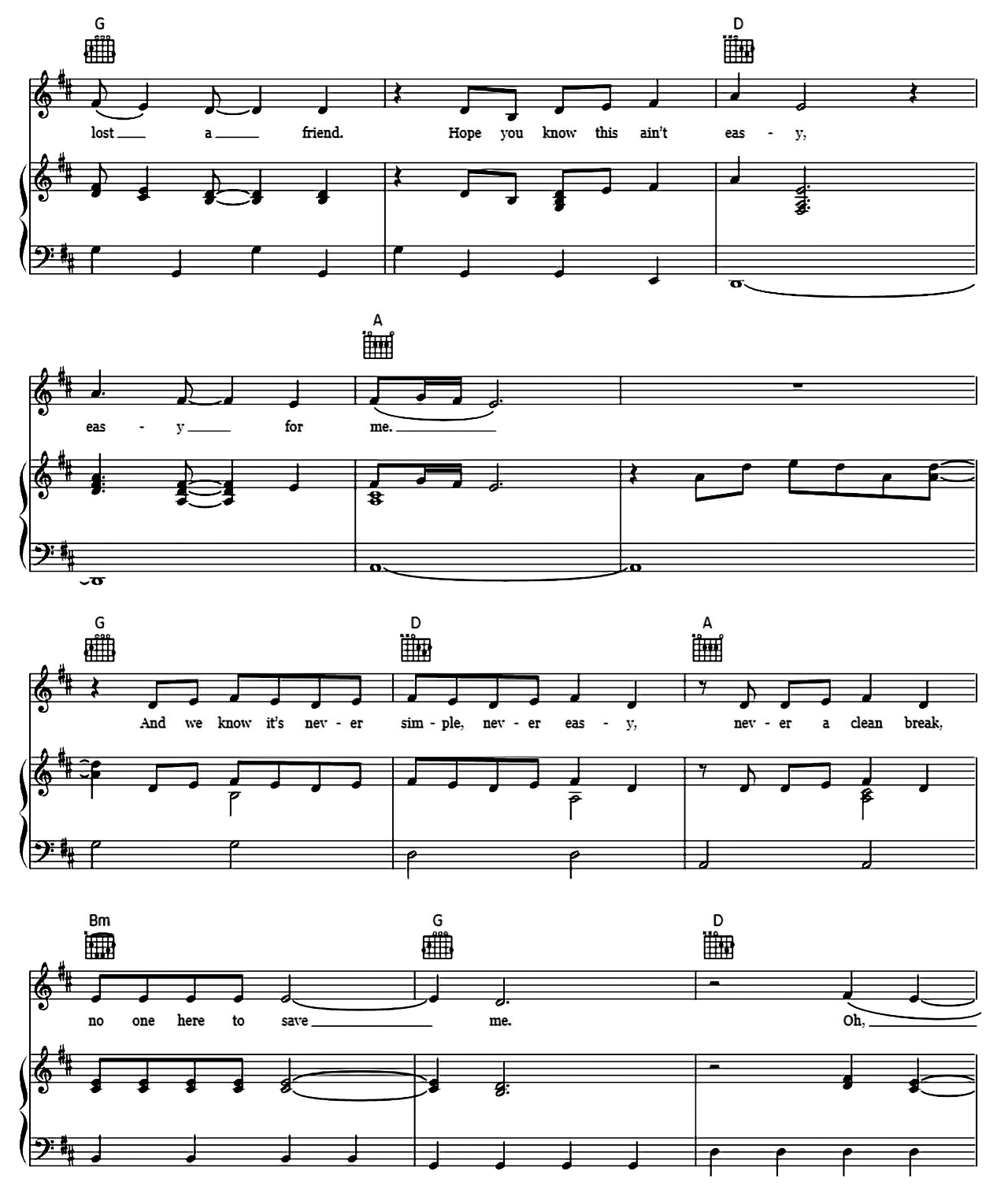 Breathe sheet music 8