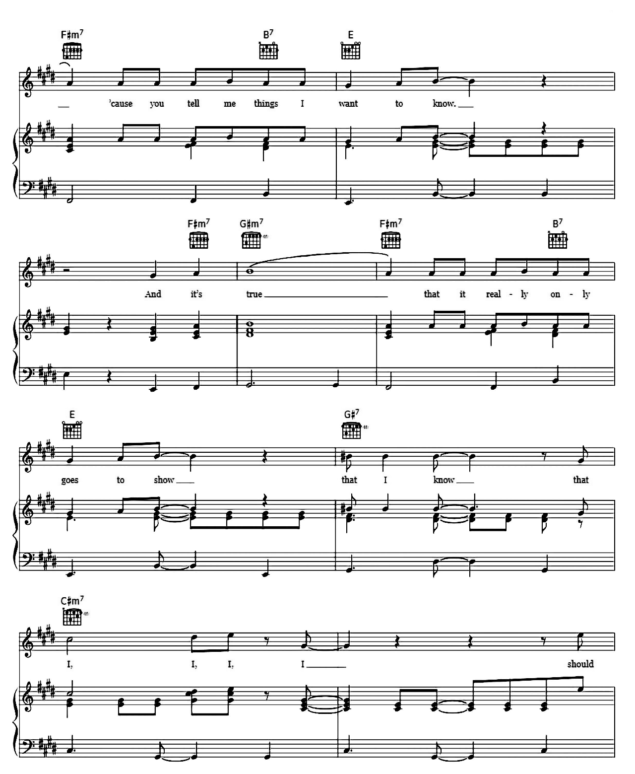 Ask Me Why sheet music 5